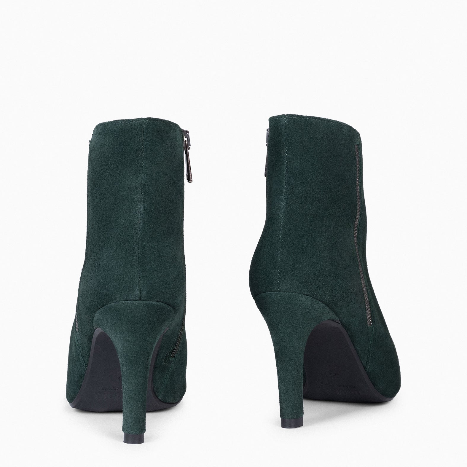 BOTÍN GLAM - Botines de tacón fino VERDE