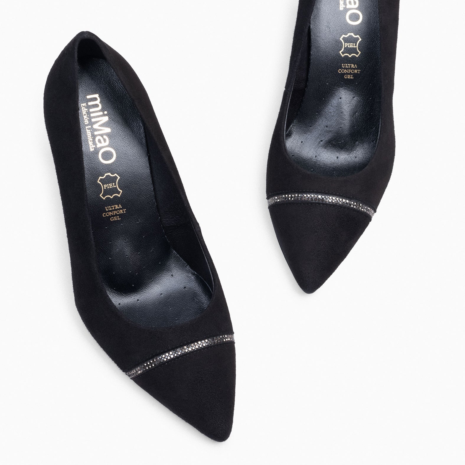 GLAM BRIGHT – BLACK elegant stilettos