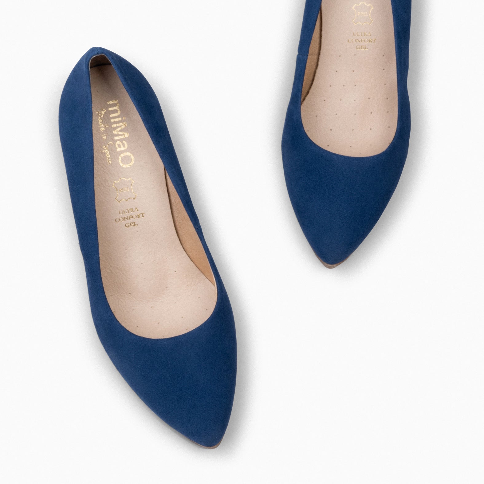 URBAN – Zapatos de tacón alto de ante MARINO - miMaO ®