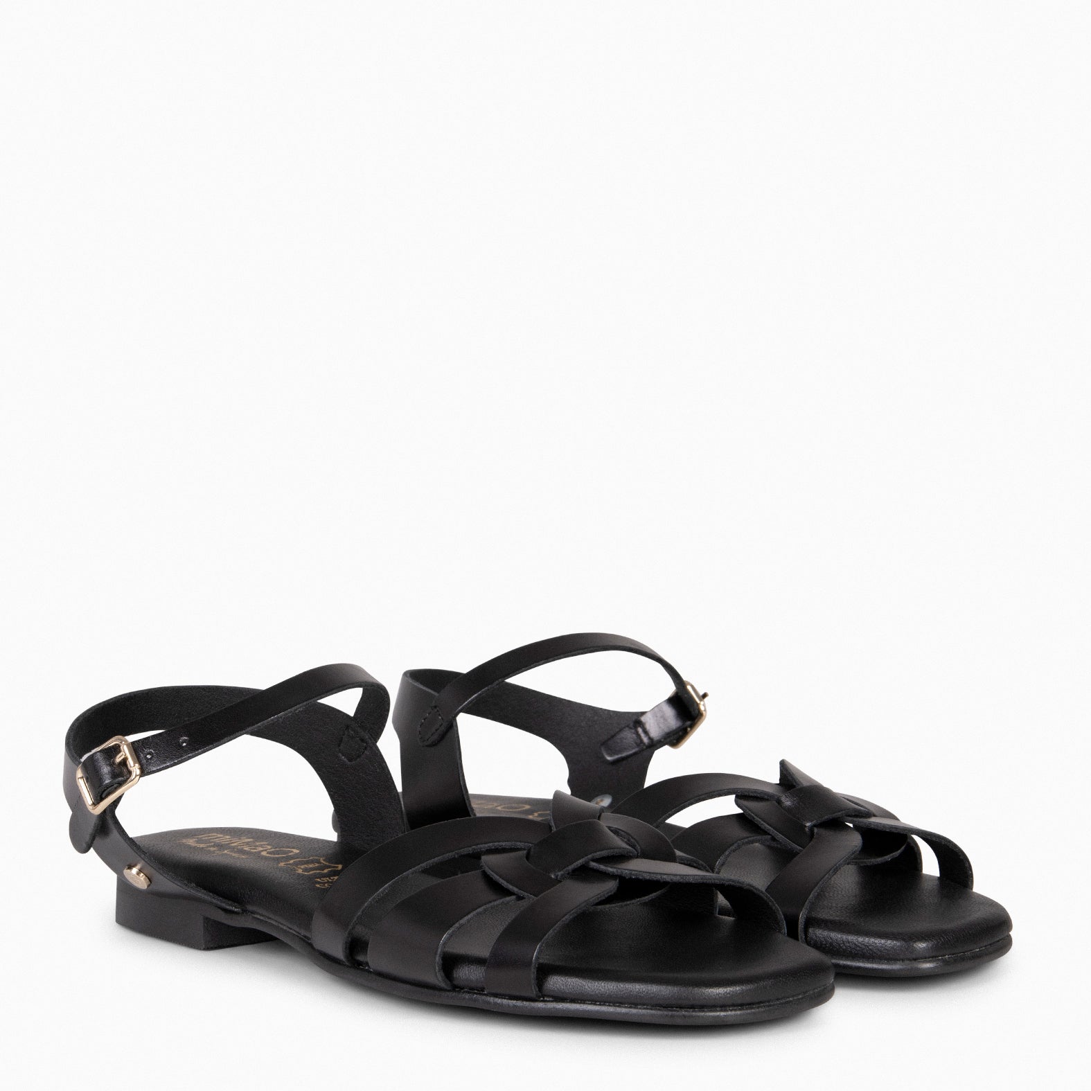 LIVIA - SANDÁLIAS RASAS ELEGANTES PRETO