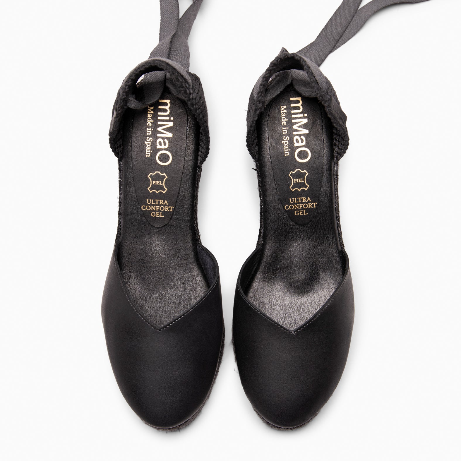TALAIA - Cuñas de esparto con tintado natural NEGRO