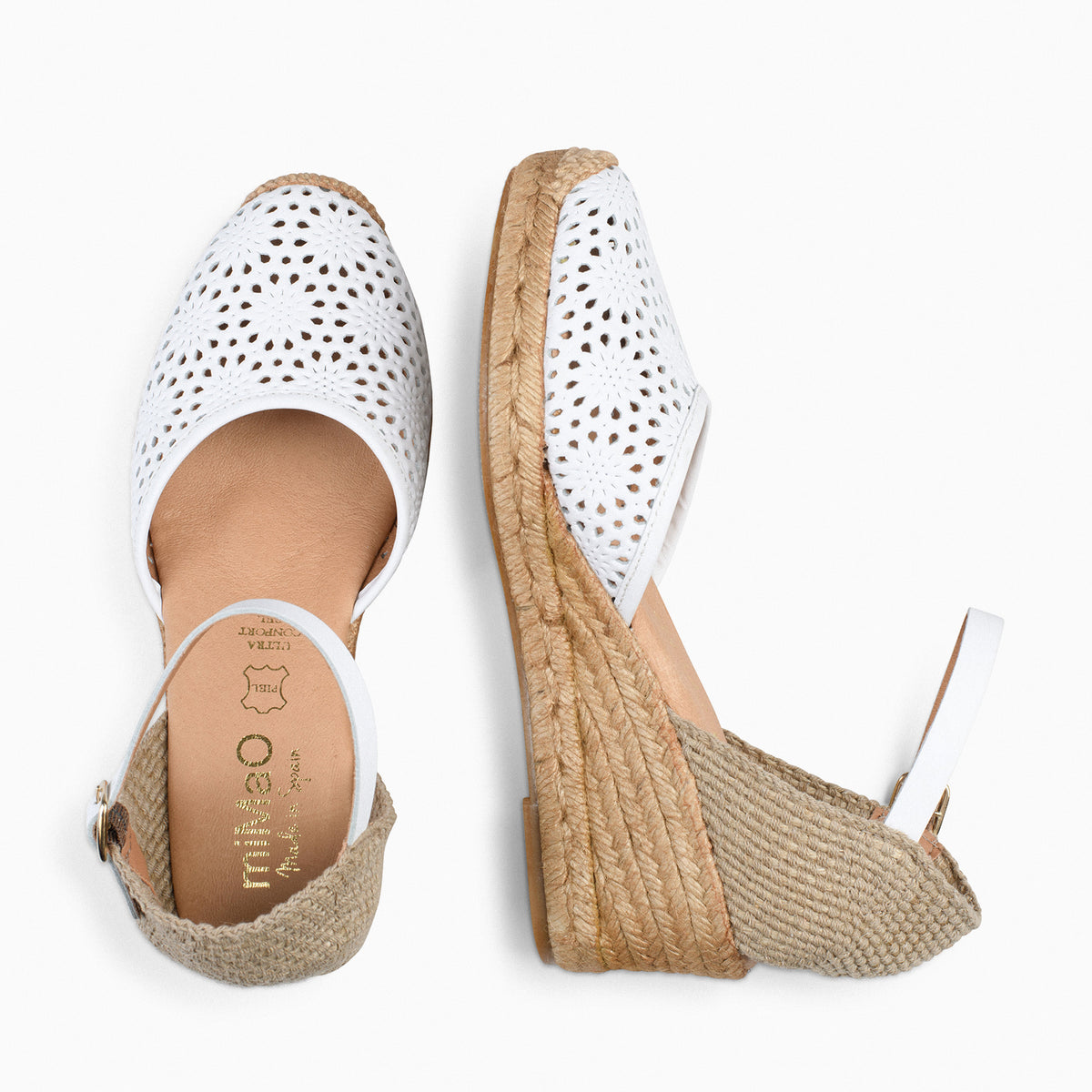 MALDIVES – WHITE nappa espadrilles