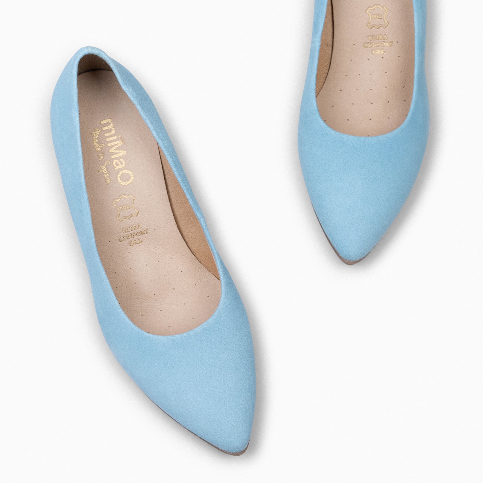 URBAN S - Chaussures à talon moyen en daim BLEU