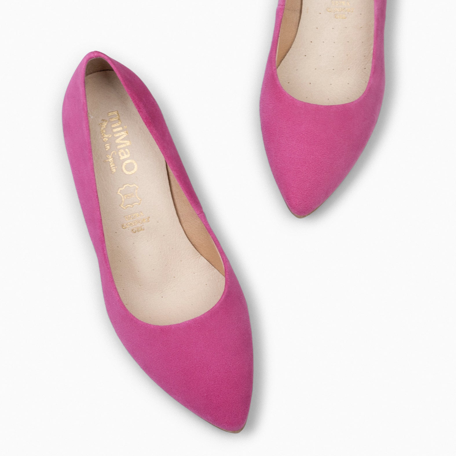 URBAN S - Zapato de tacón medio ante FUCSIA - miMaO ®