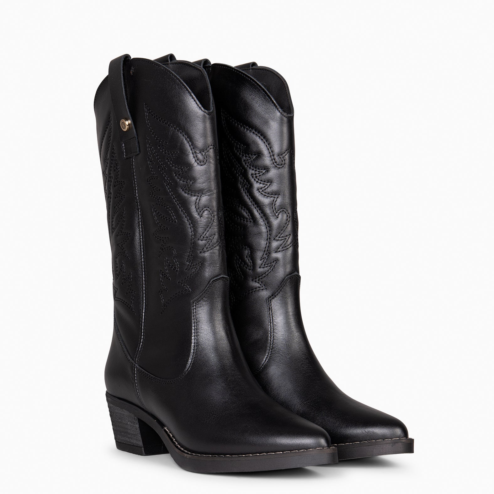 UTAH – BLACK Cowboy Boots