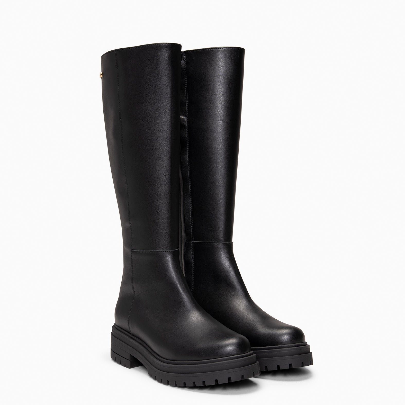NOA - Botas altas con plataforma NEGRO