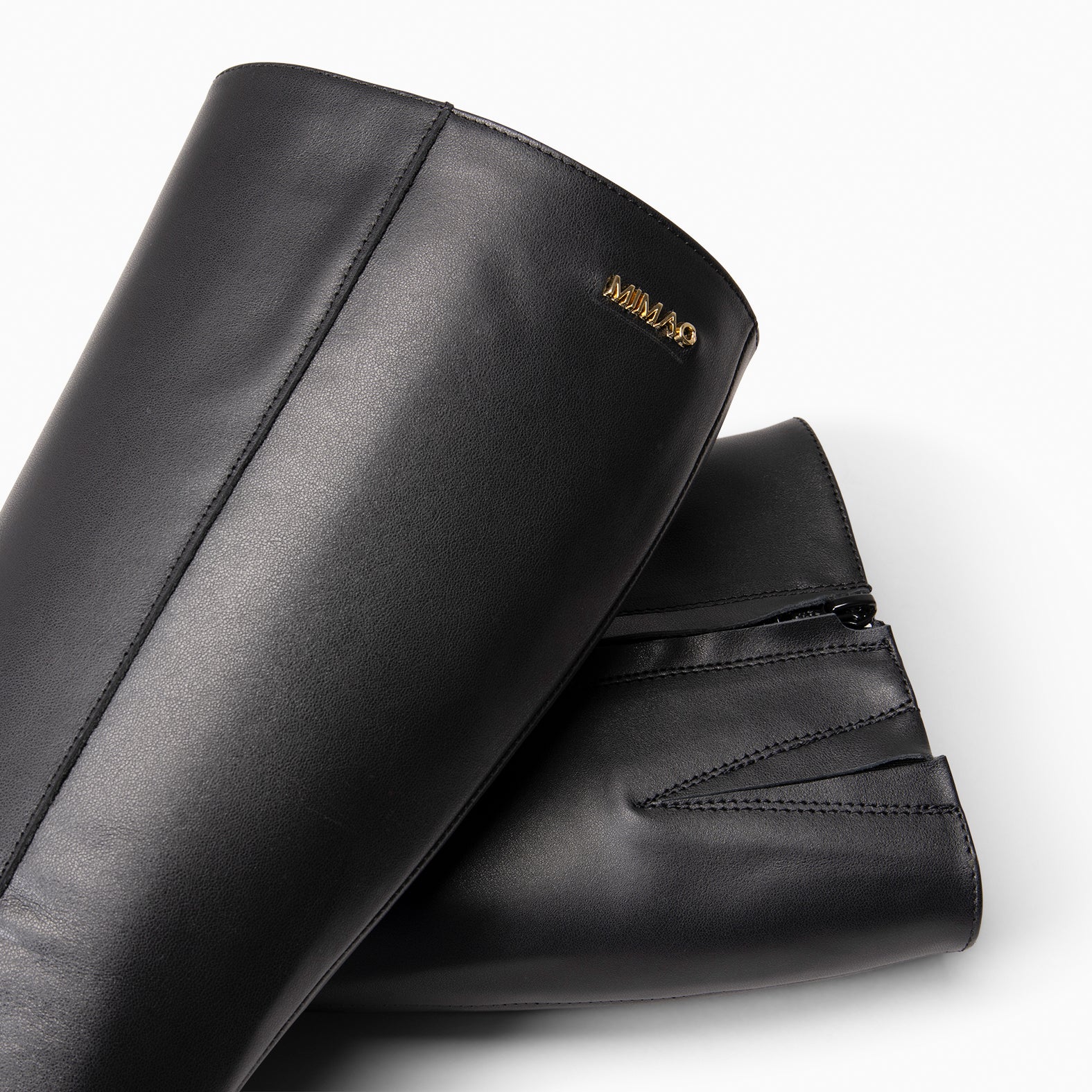 NOA - Bottes hautes à semelle crantée NOIR