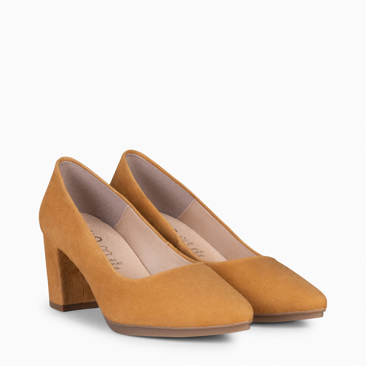 URBAN S – BROWN Suede Mid-Heeled Shoes