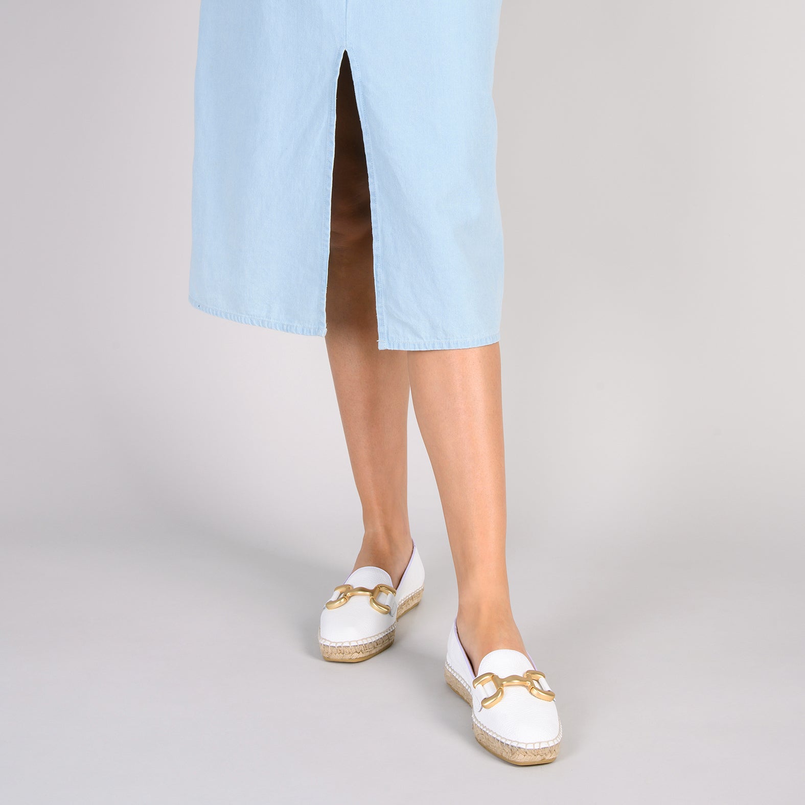 MERAYA - WHITE ELEGANT ESPADRILLES