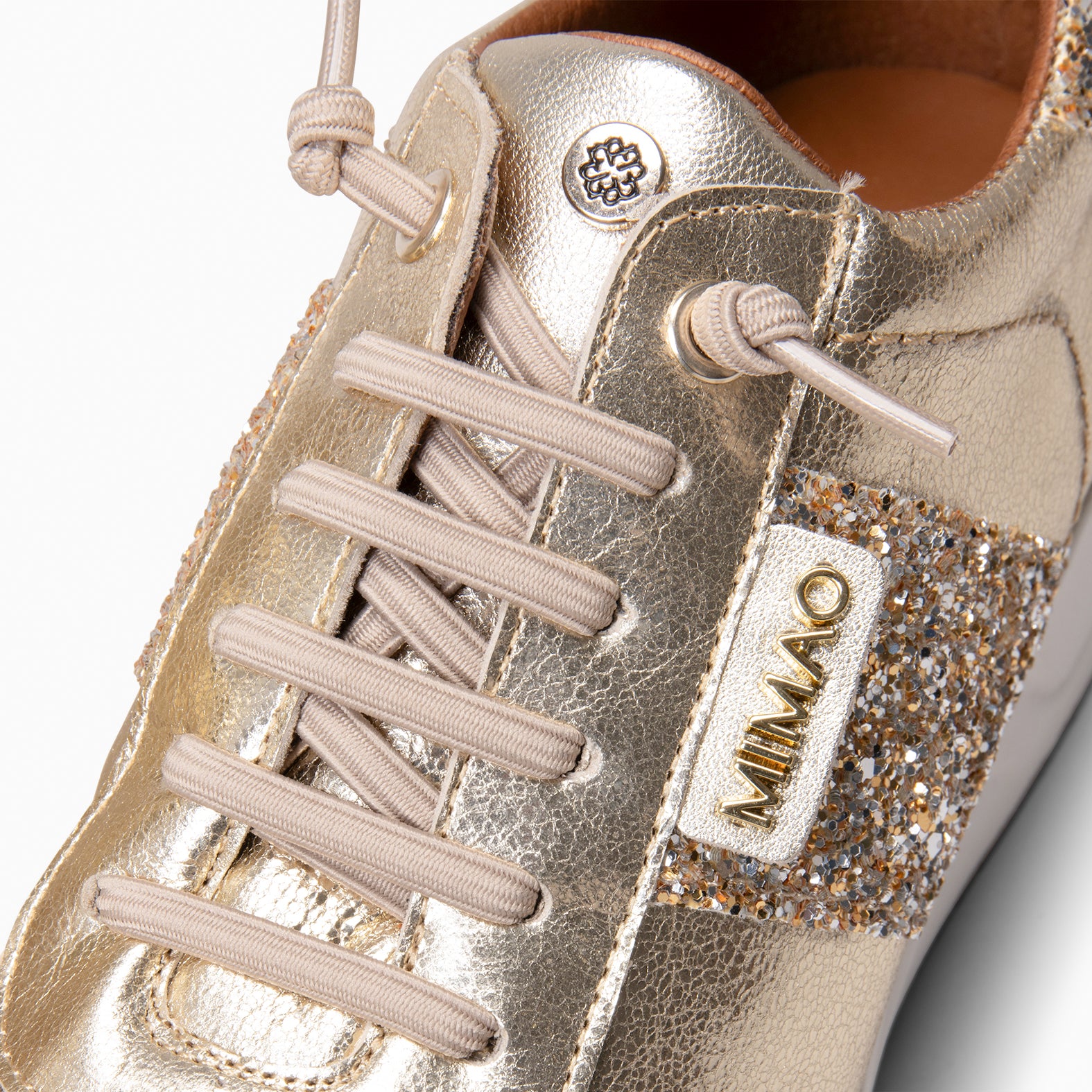 PAU - Zapatillas con cuña PLATINO - miMaO ®