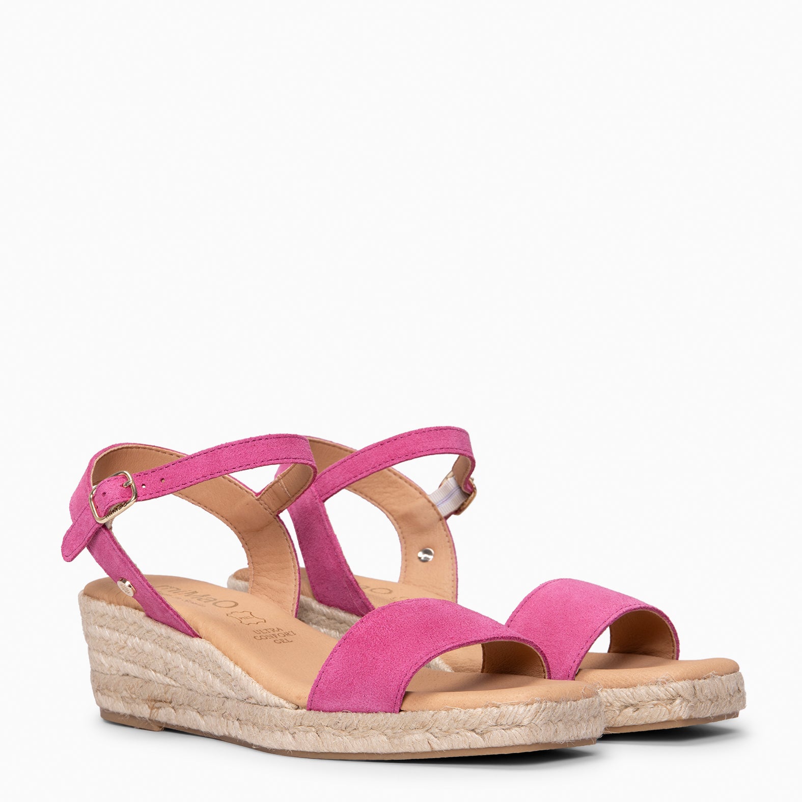 JEREZ - Sandalias de Esparto FUCSIA