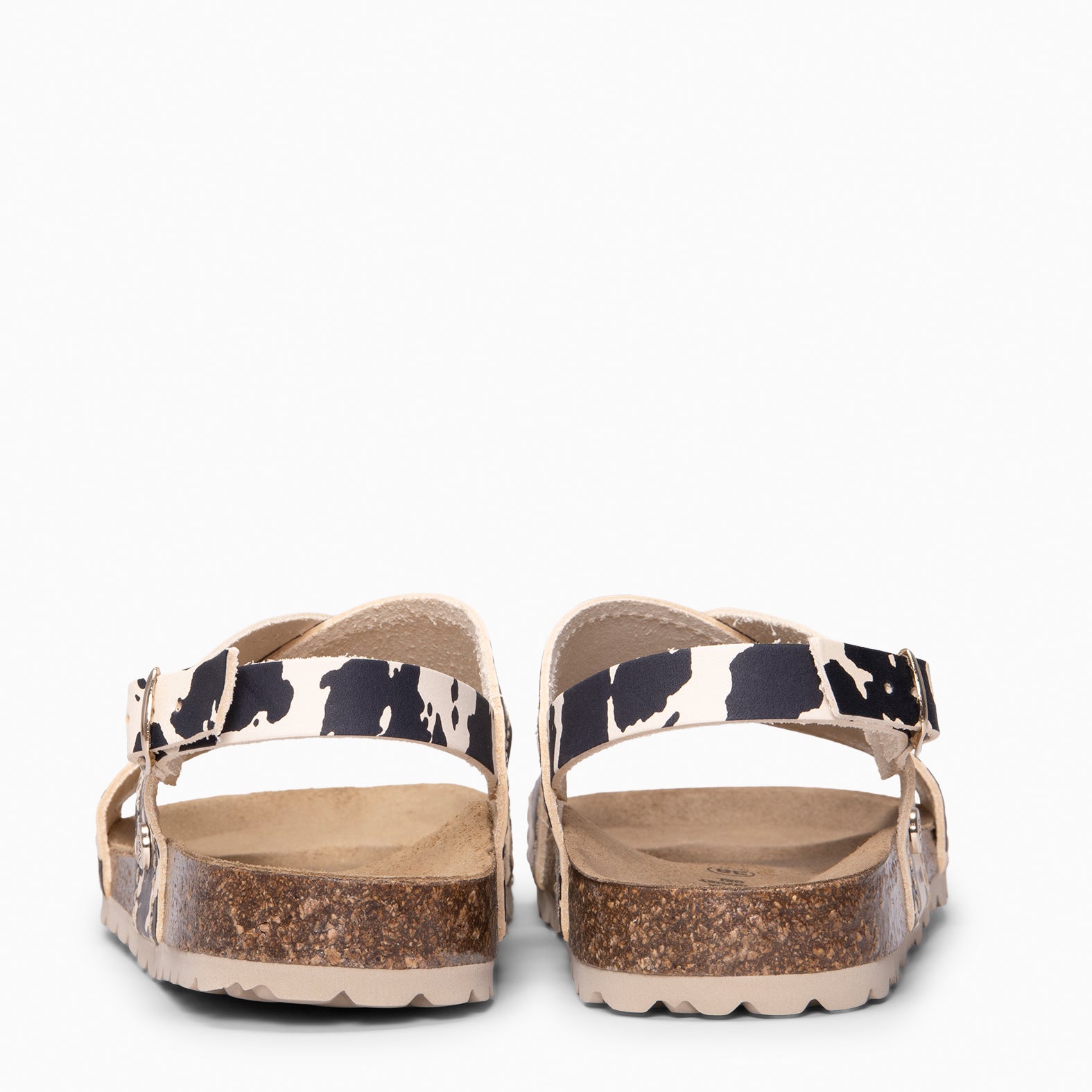 TULUM - ANIMAL PRINT slingback sandals with BIO sole