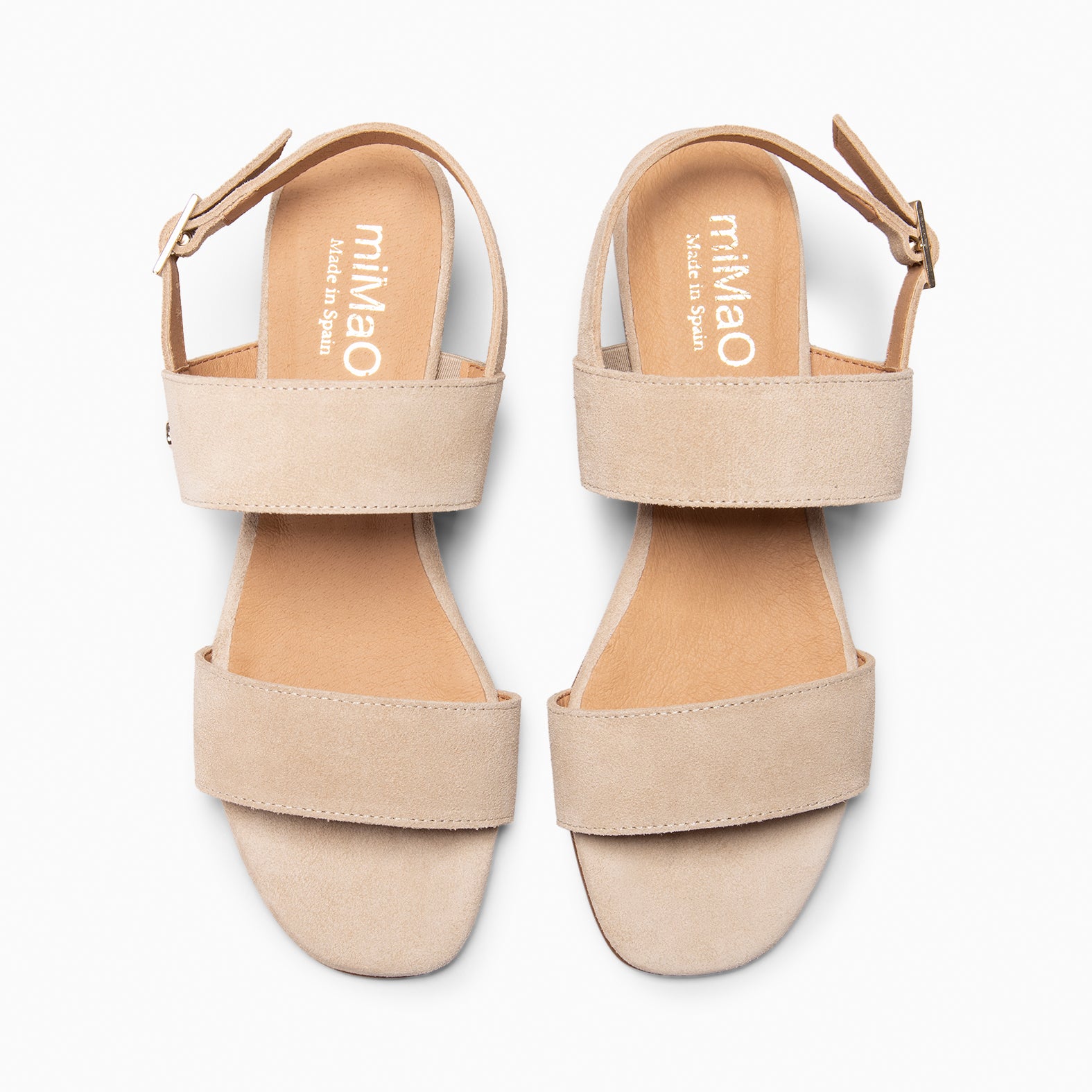 SIA - Sandalias de tacón ancho BEIGE