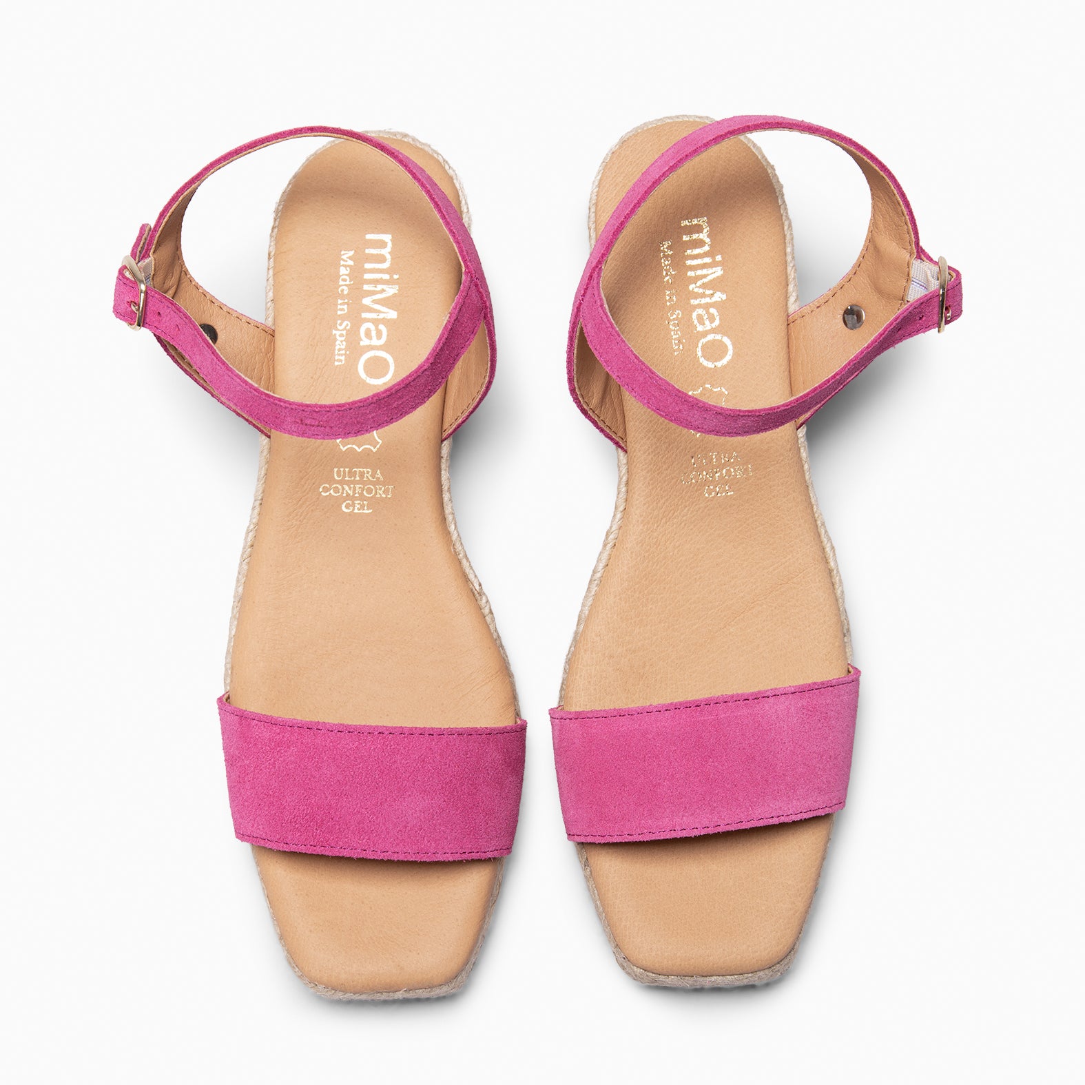 JEREZ - Sandalias de Esparto FUCSIA