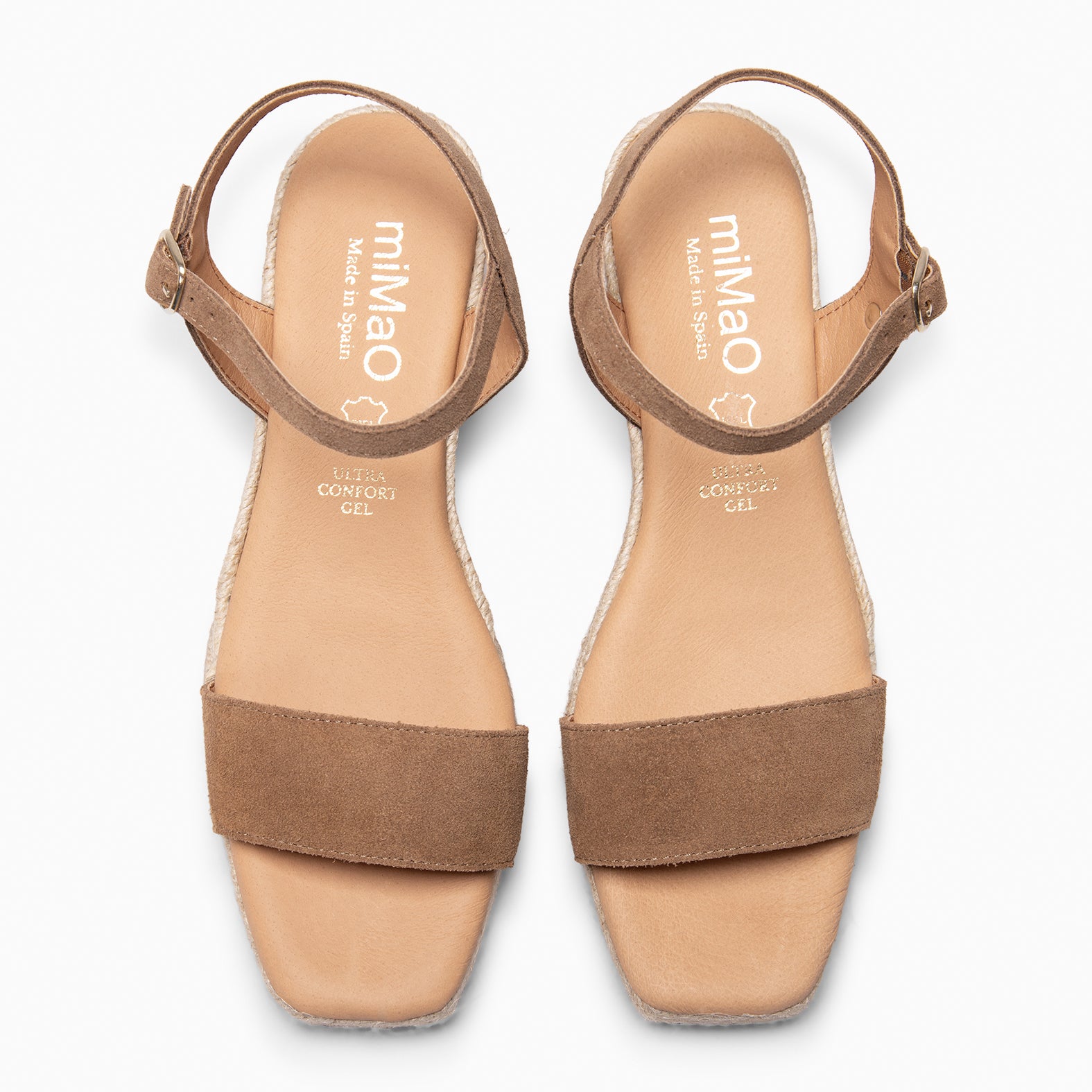 JEREZ - TAUPE ESPADRILLES WITH COMFORTABLE WEDGE