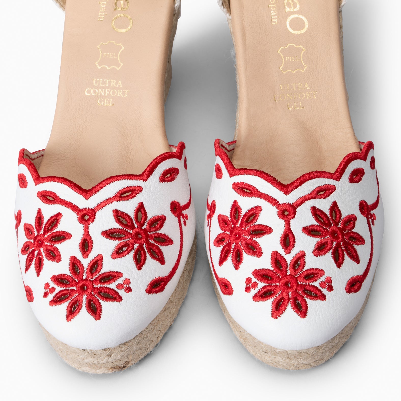 RONDA - RED WEDGE ESPADRILLES