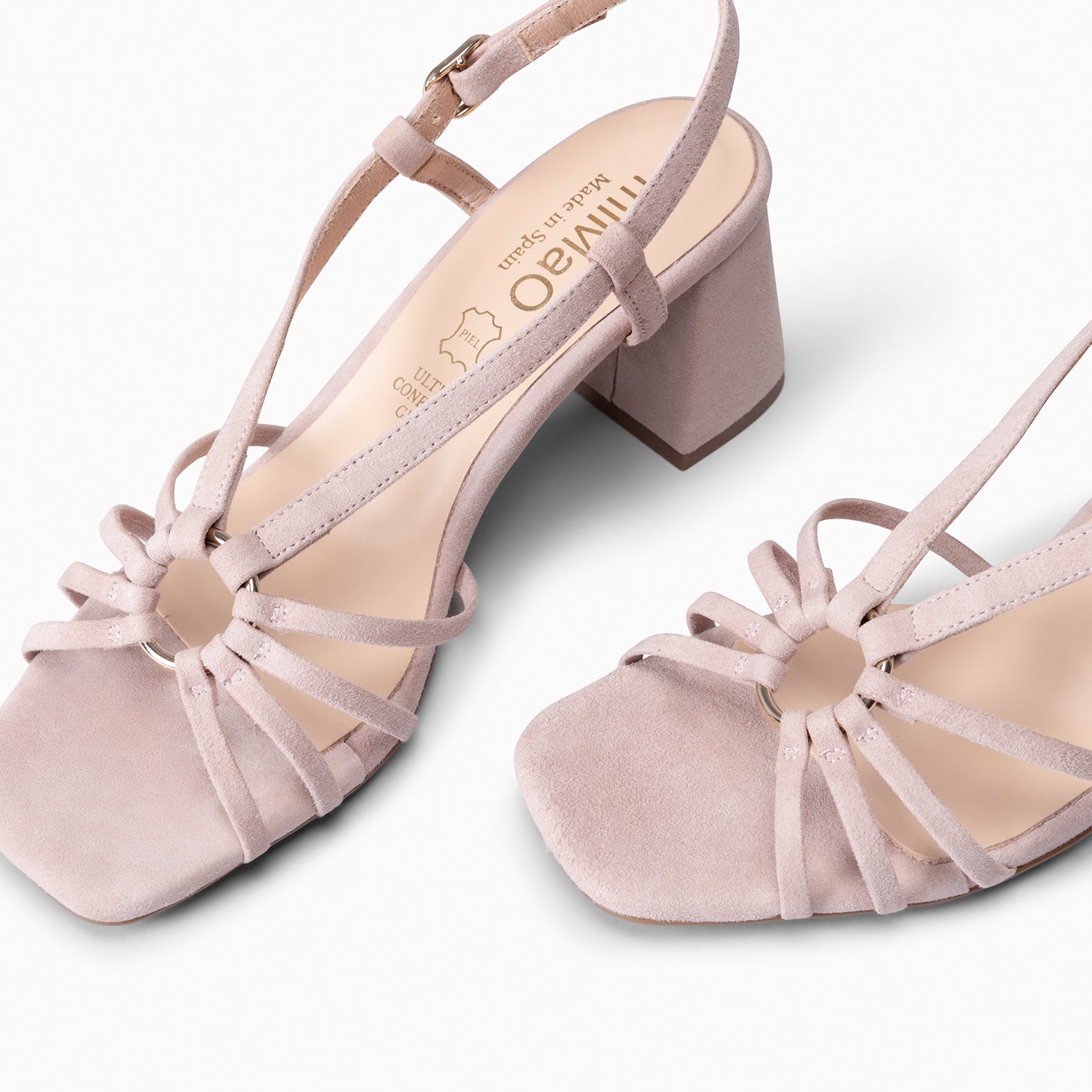 SOLEIL - Sandalias de tacón ROSA CLARO - miMaO ®