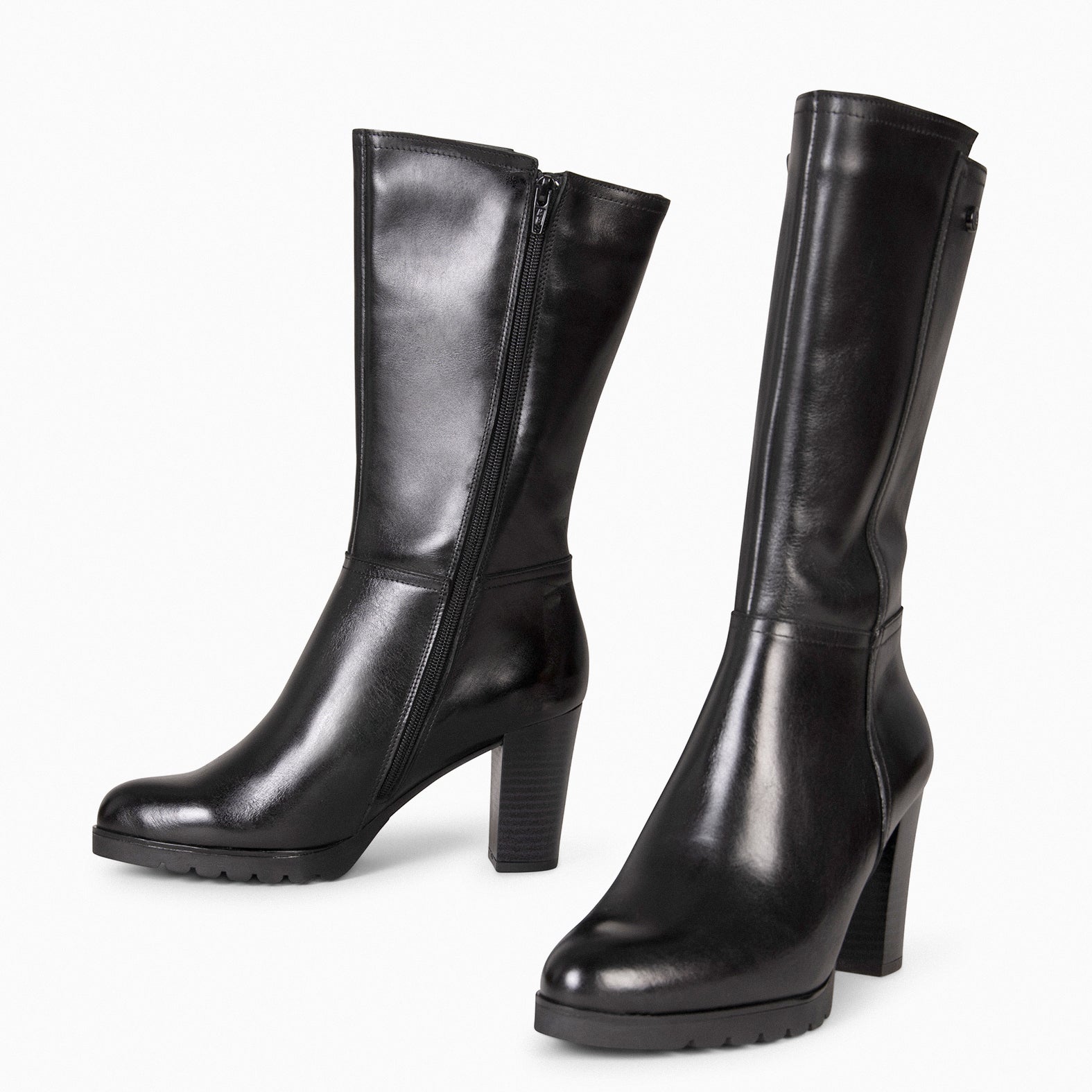 ARIANA - Botas de tacón y plataforma NEGRO