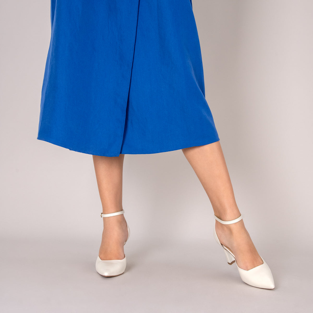 AINHOA – WHITE elegant heels