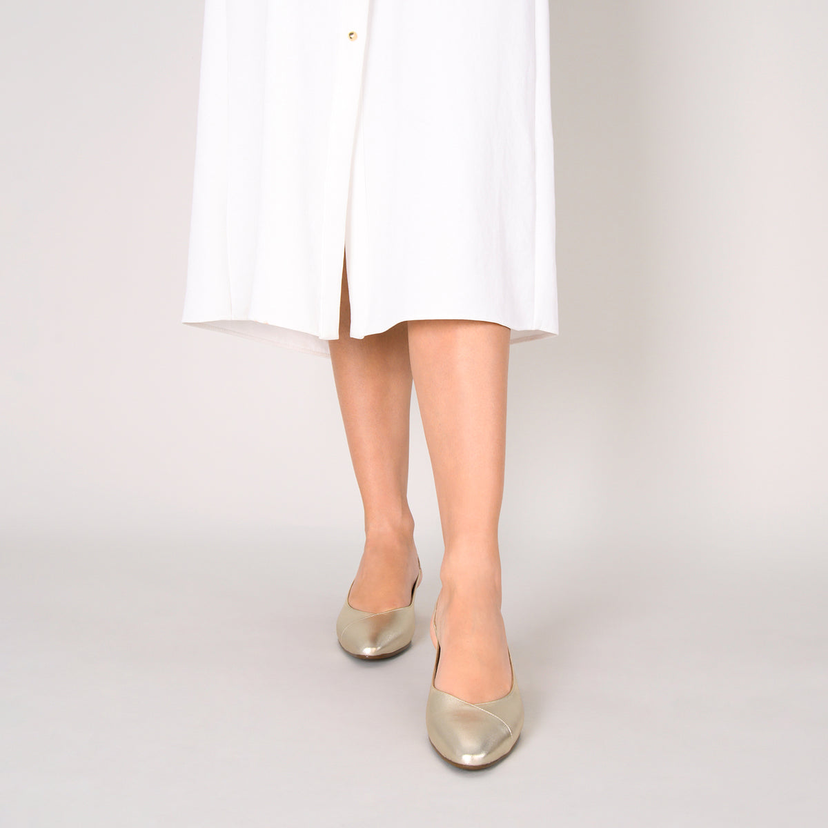 MARTINA - GOLD SLING-BACK