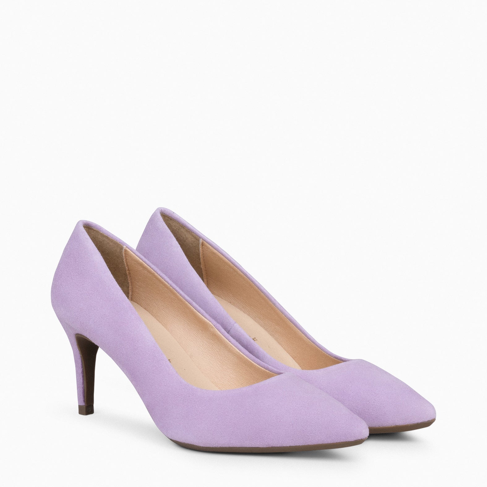 STILETTO - LILAC SUEDE LEATHER STILETTOS