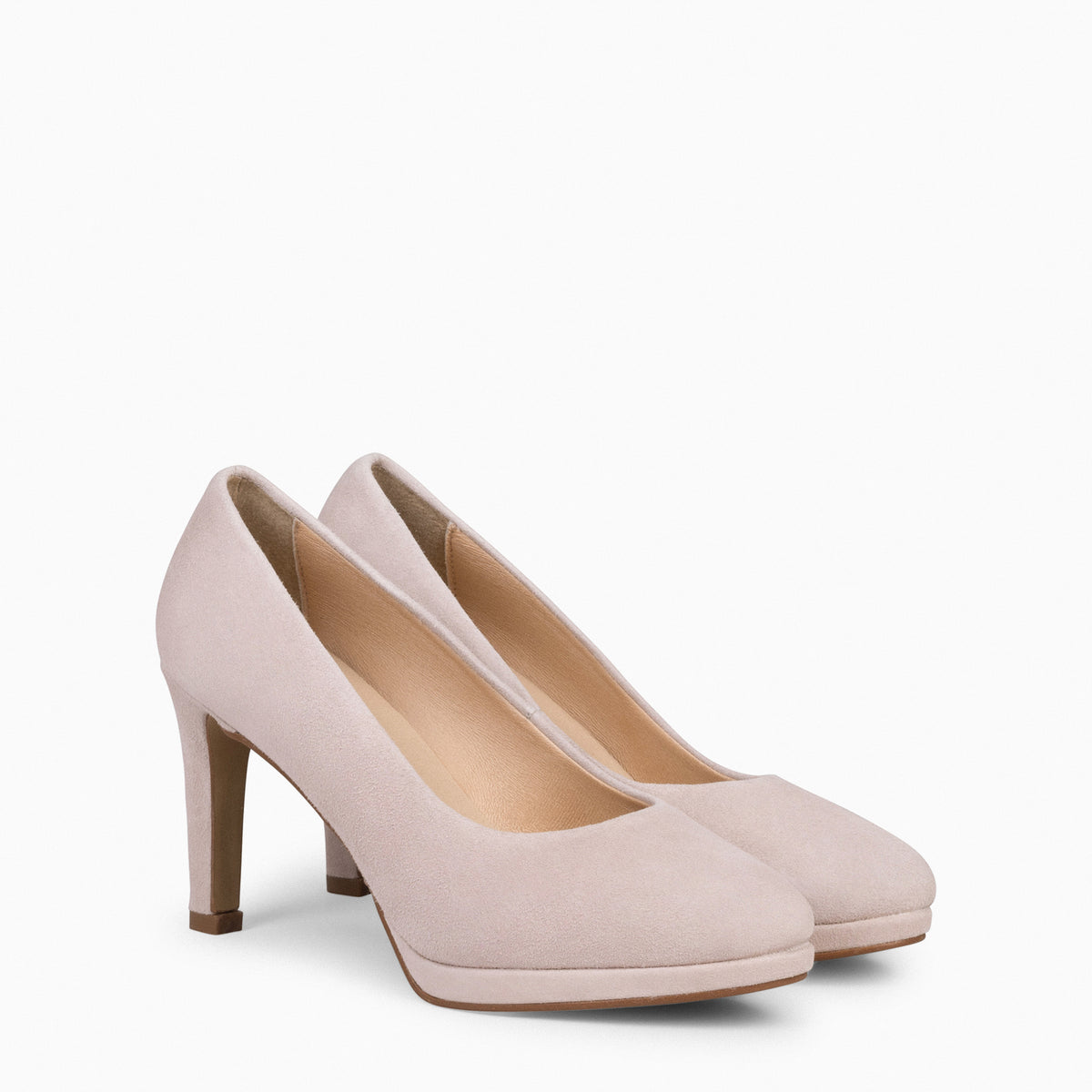 PLATFORM – NUDE high heels with platform