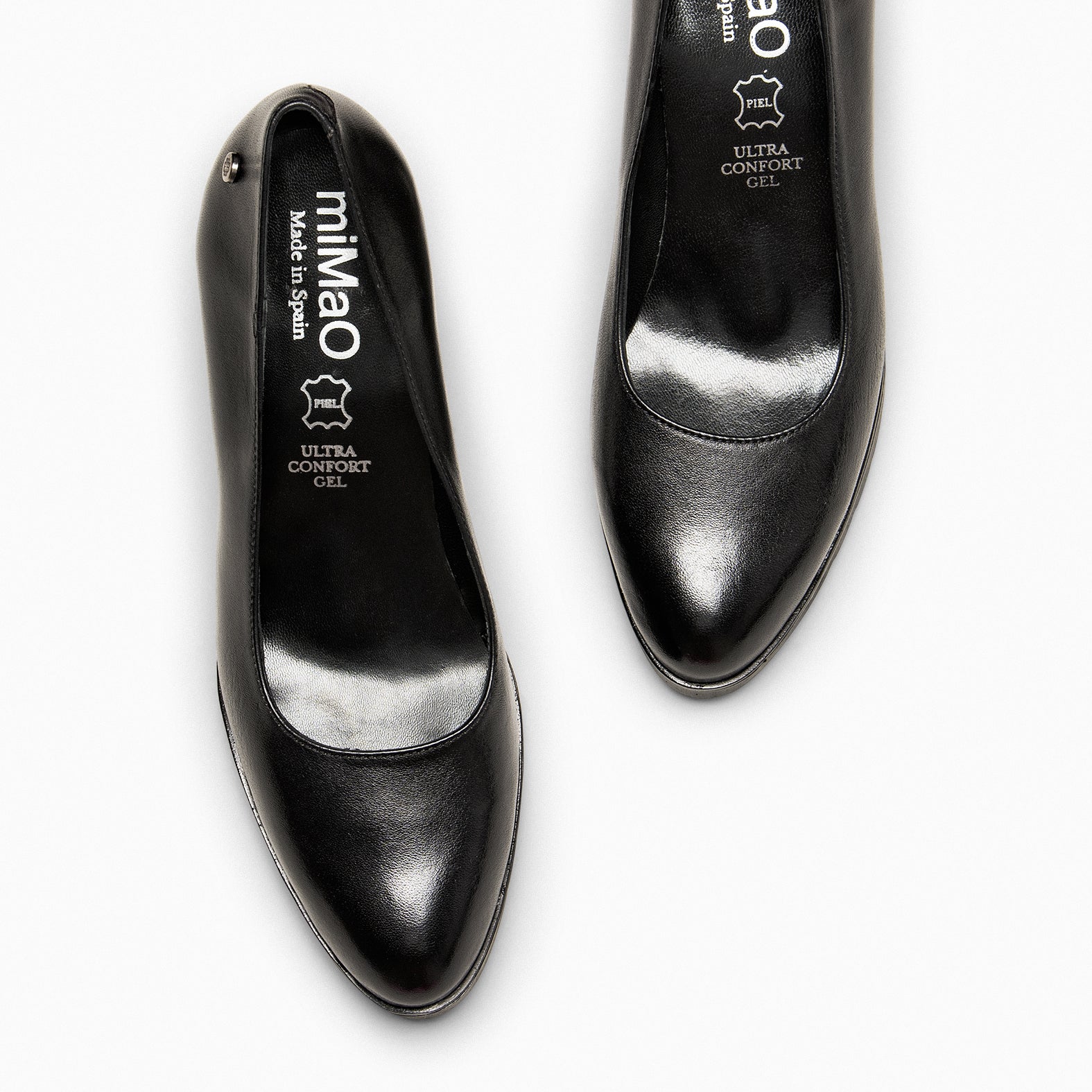 URBAN TREND - Black nappa leather shoes