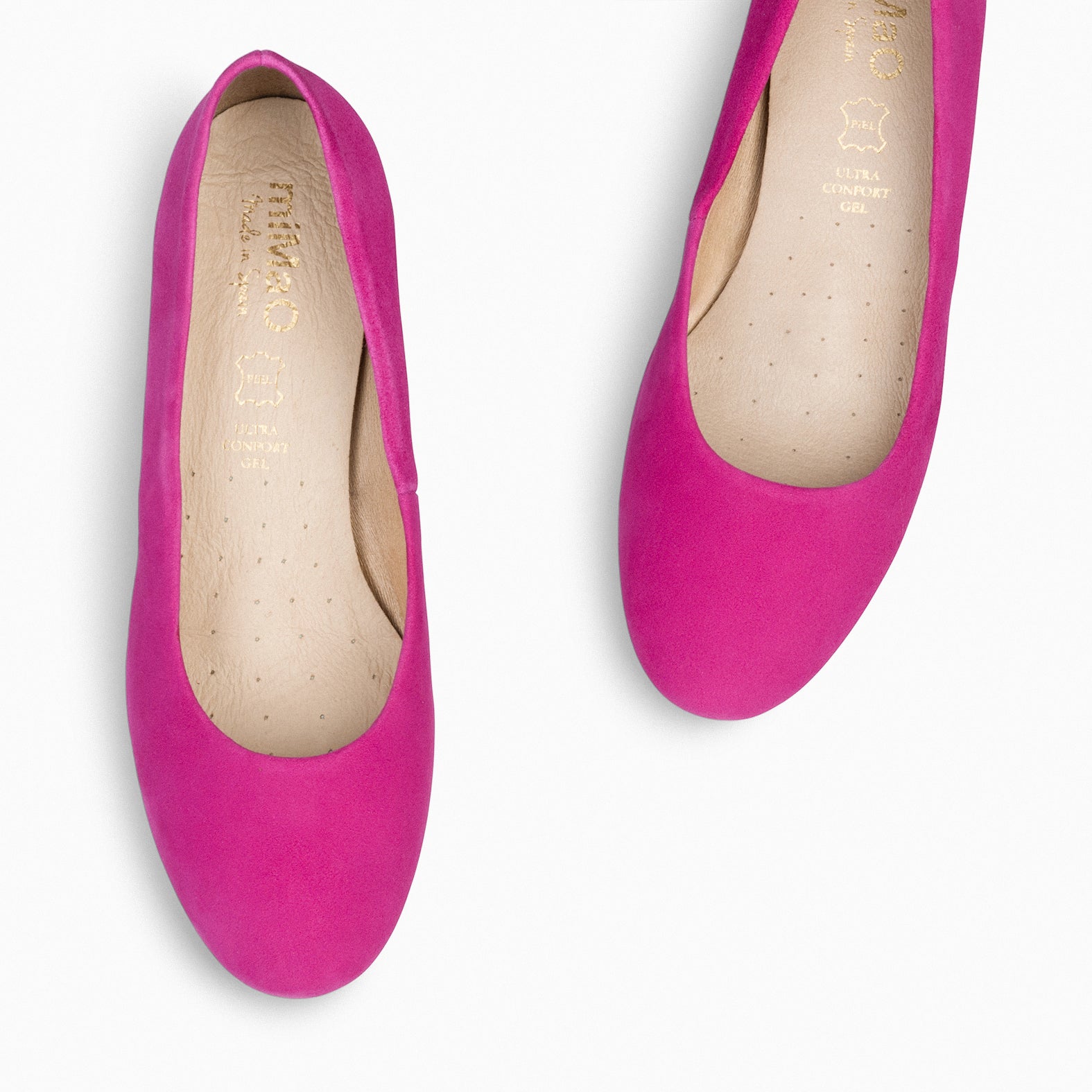 URBAN ROUND - RIMMEL SUEDE LEATHER LOW HEELS