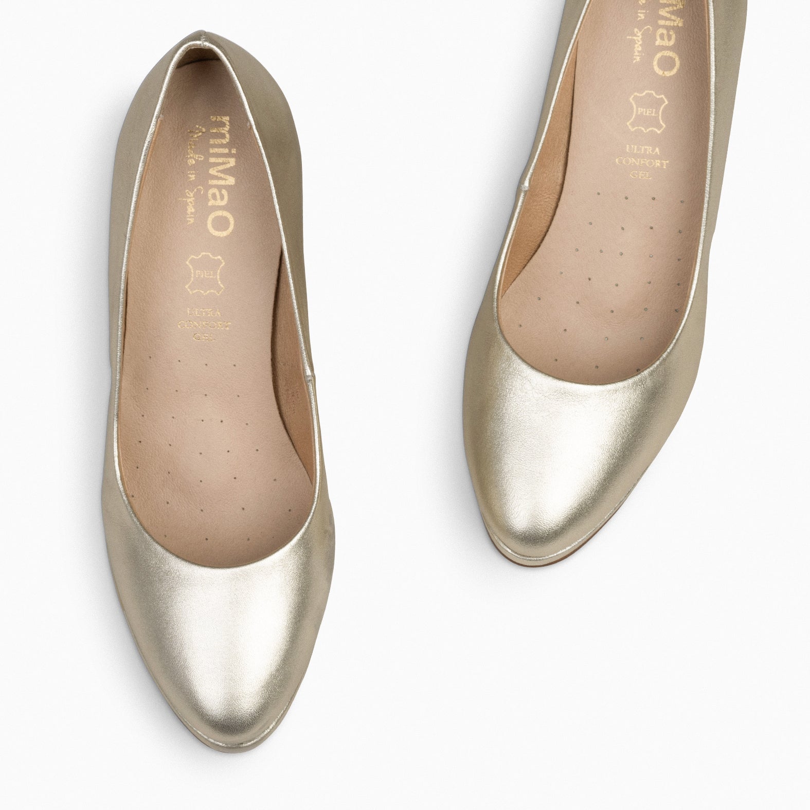 PLATAFORMA - Zapatos de tacón alto y plataforma PLATINO - miMaO ®