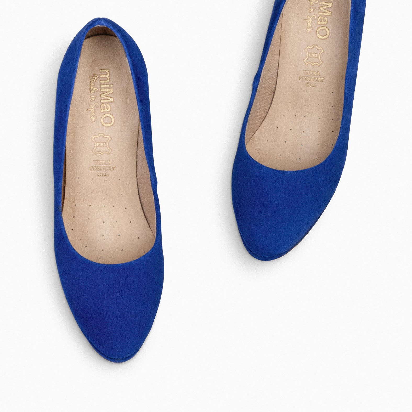 PLATAFORMA - Zapatos de tacón alto y plataforma AZUL ELÉCTRICO