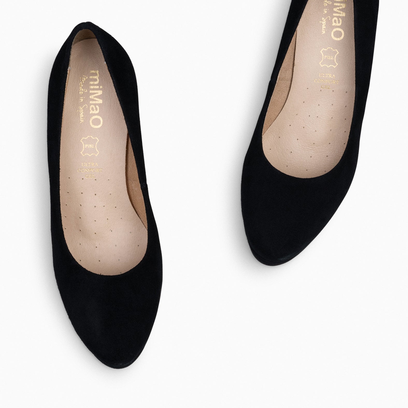 PLATFORM - BLACK HIGH HEELS WITH PLATFORM