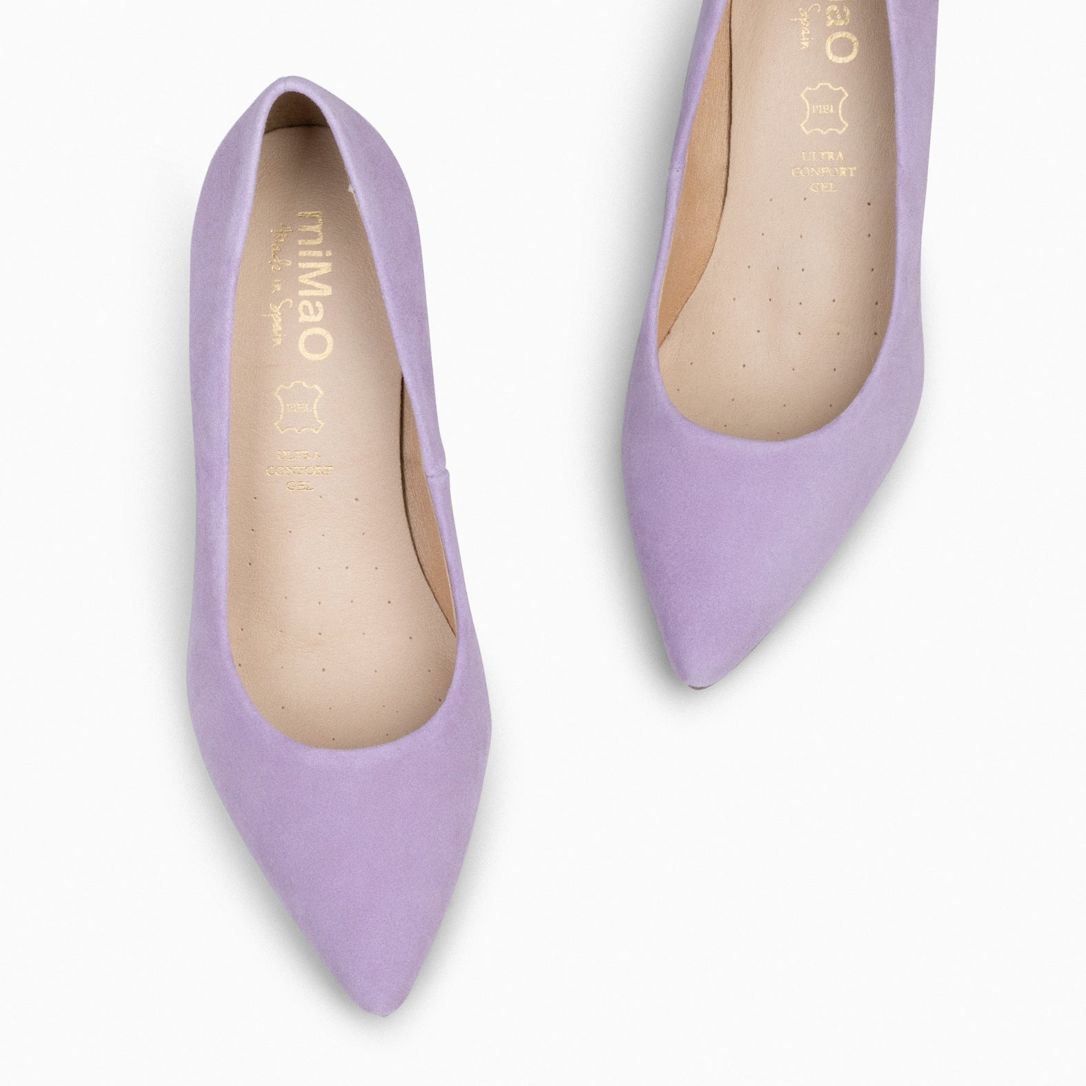 STILETTO - LILAC SUEDE LEATHER STILETTOS