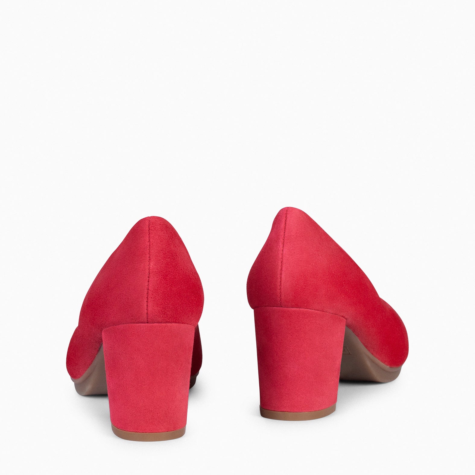 URBAN S - Zapato de tacón medio ante ROJO - miMaO ®