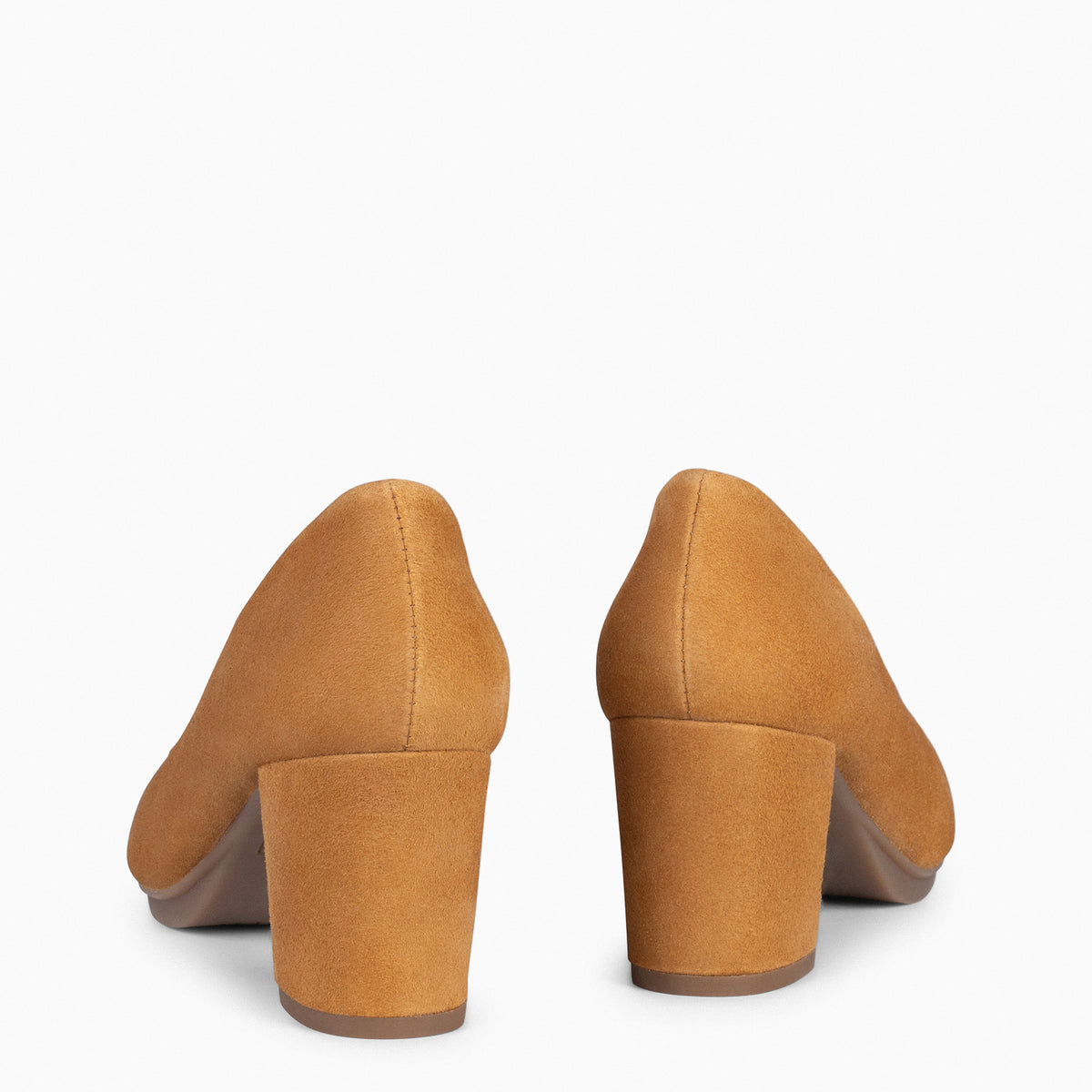 URBAN S – BROWN Suede Mid-Heeled Shoes