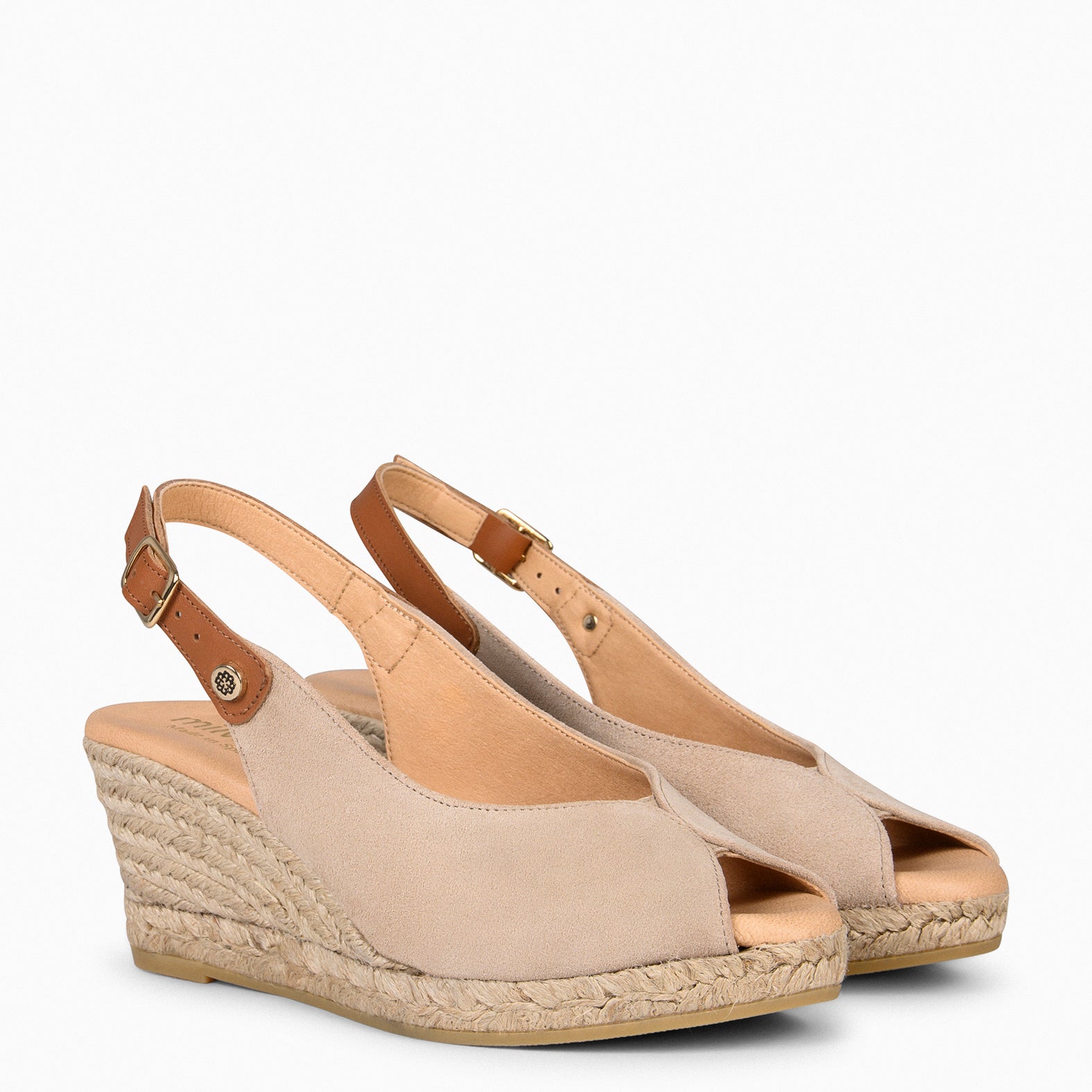 PETRA - BEIGE SLING-BACK ESPADRILLE