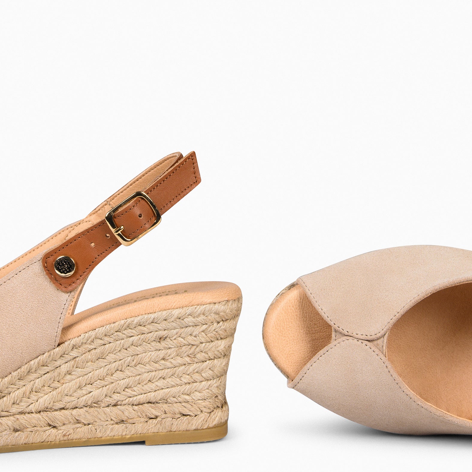 PETRA - BEIGE SLING-BACK ESPADRILLE