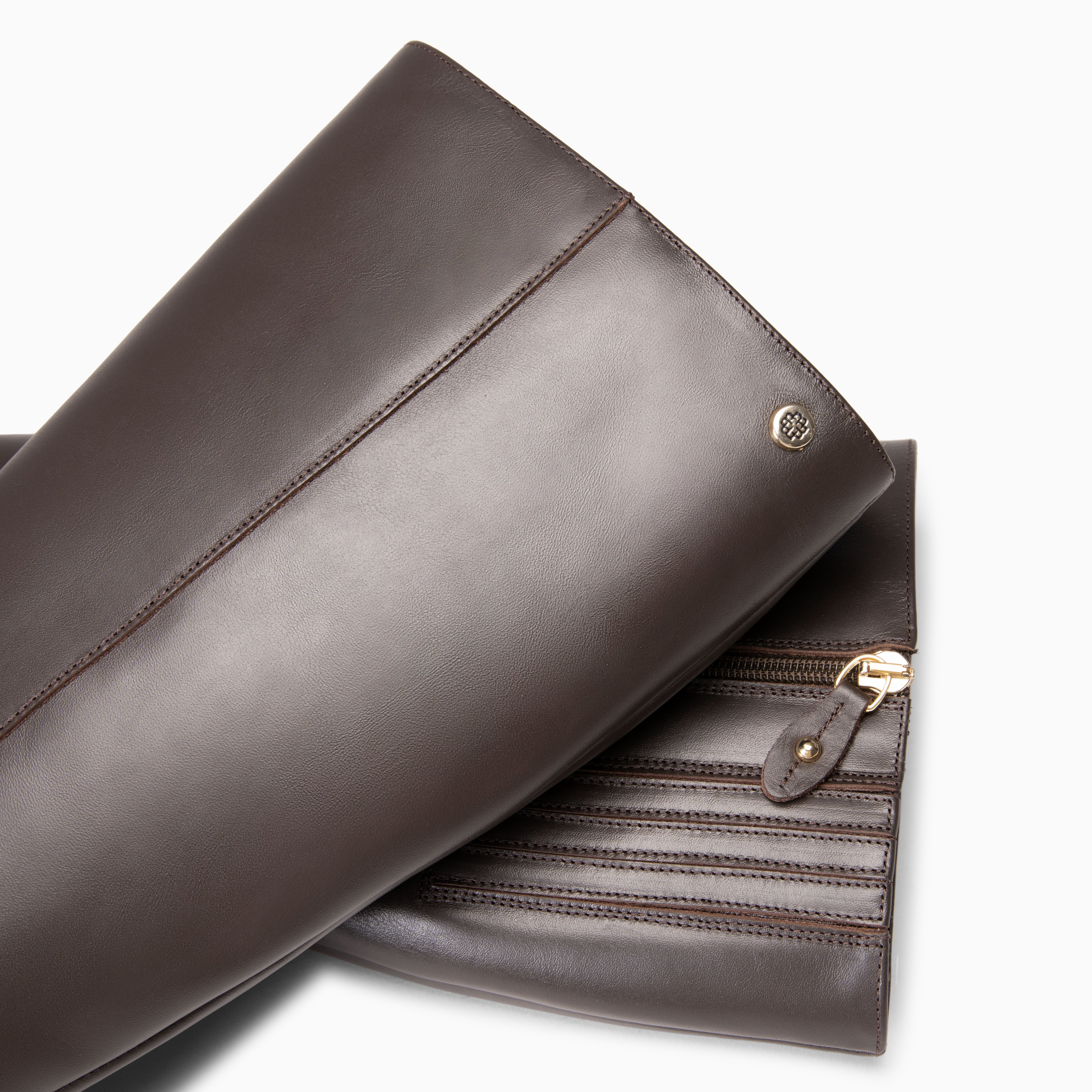 QUEENS – BROWN High heeled boot