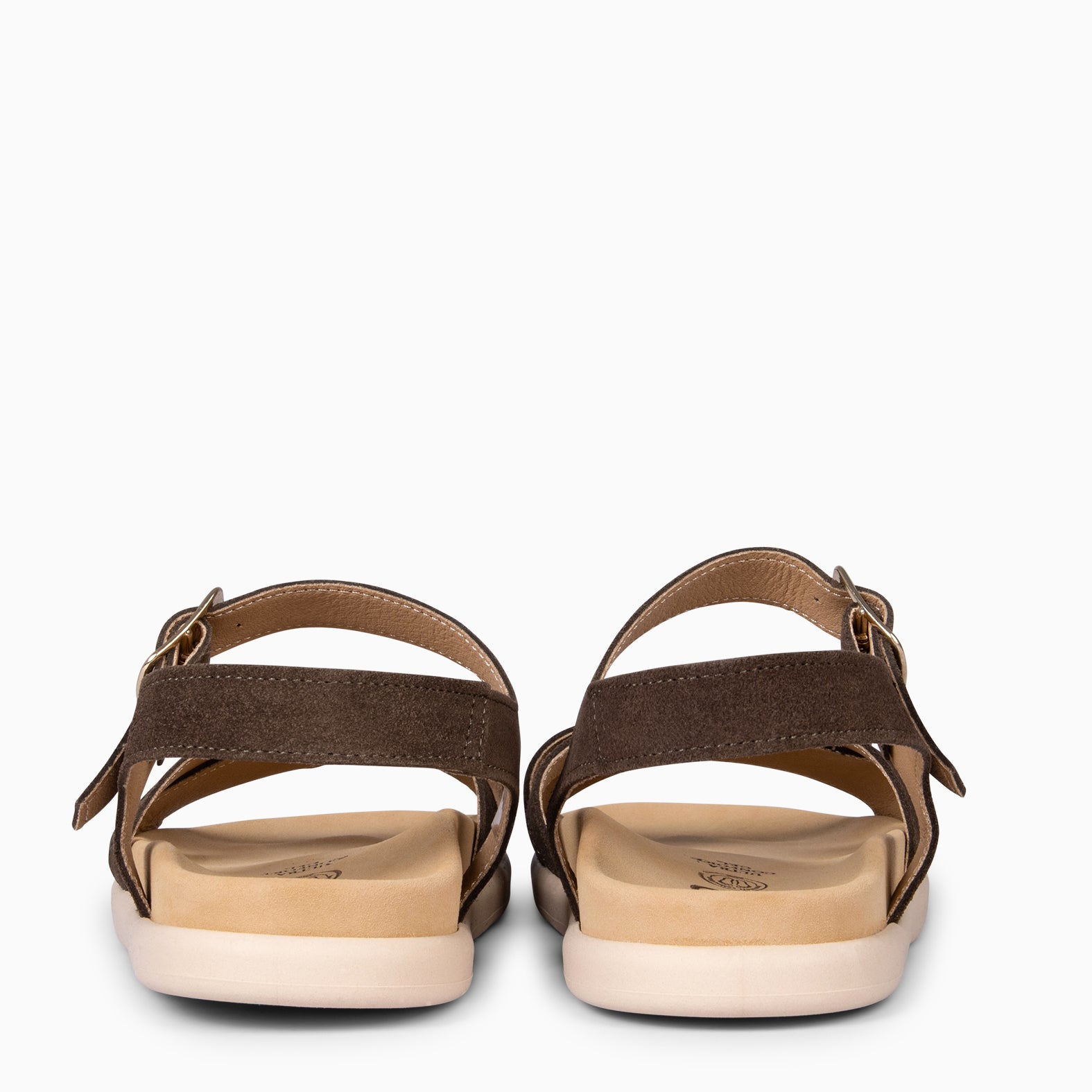 BRISA - BROWN Baresoft sandals
