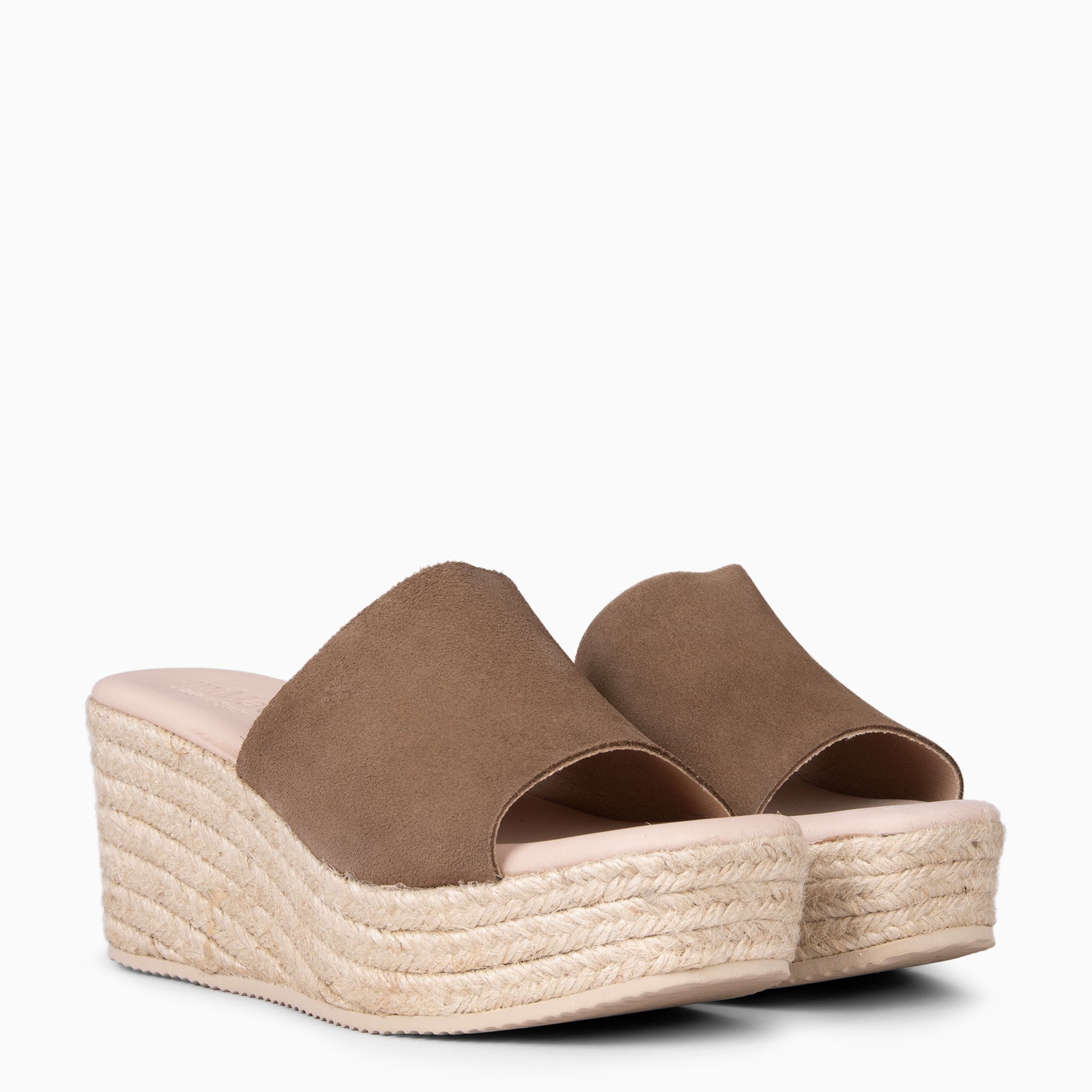 MAIRA - Cuñas con plataforma de esparto CAMEL
