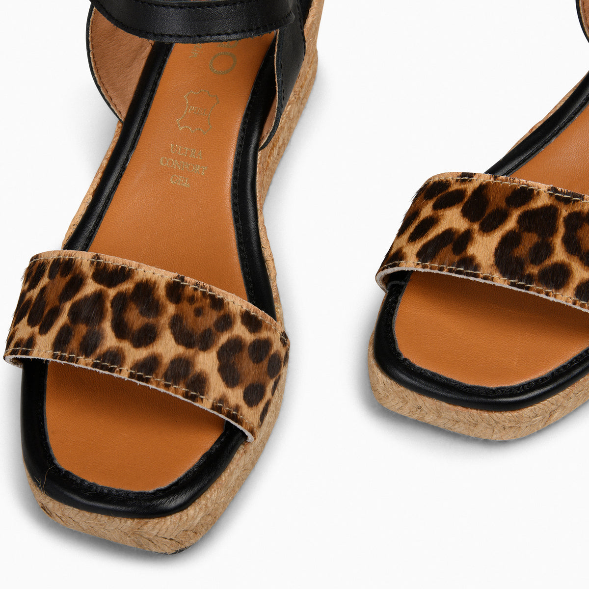 MARISA - ANIMAL PRINT Low Wedge Espadrilles