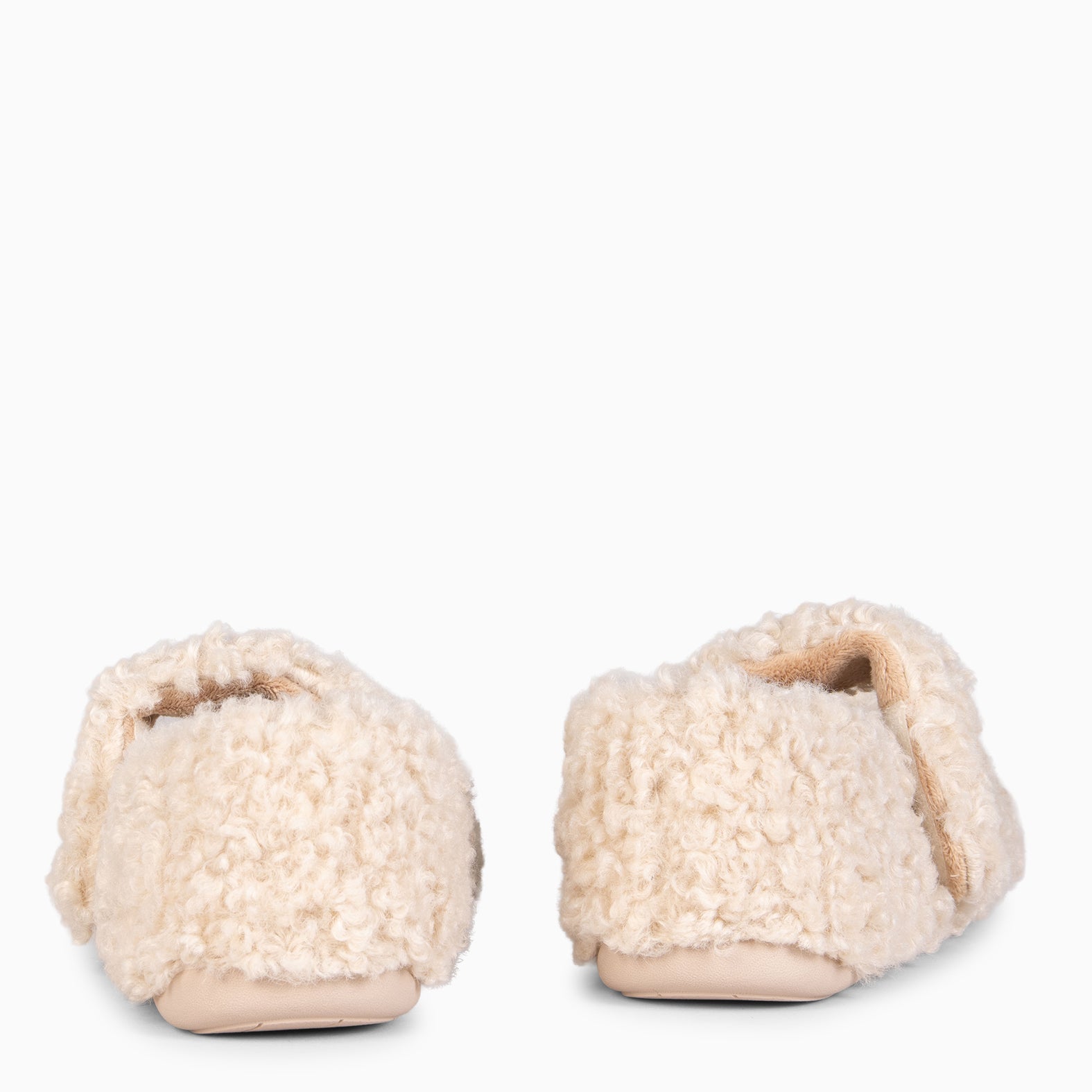 COZY DREAMS - Zapatillas de estar por casa con velcro BEIGE