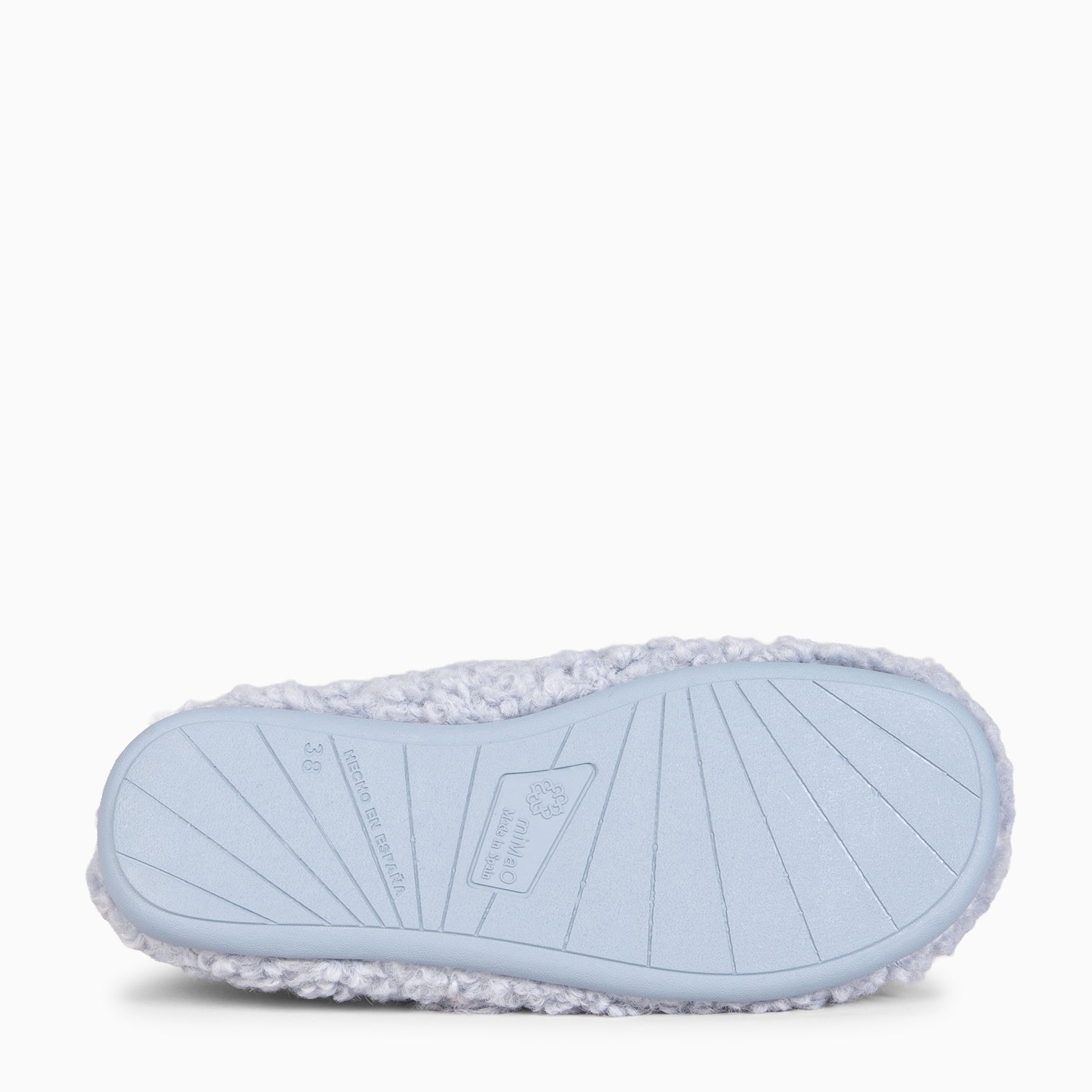 COZY DREAMS - Zapatillas de estar por casa con velcro CIELO