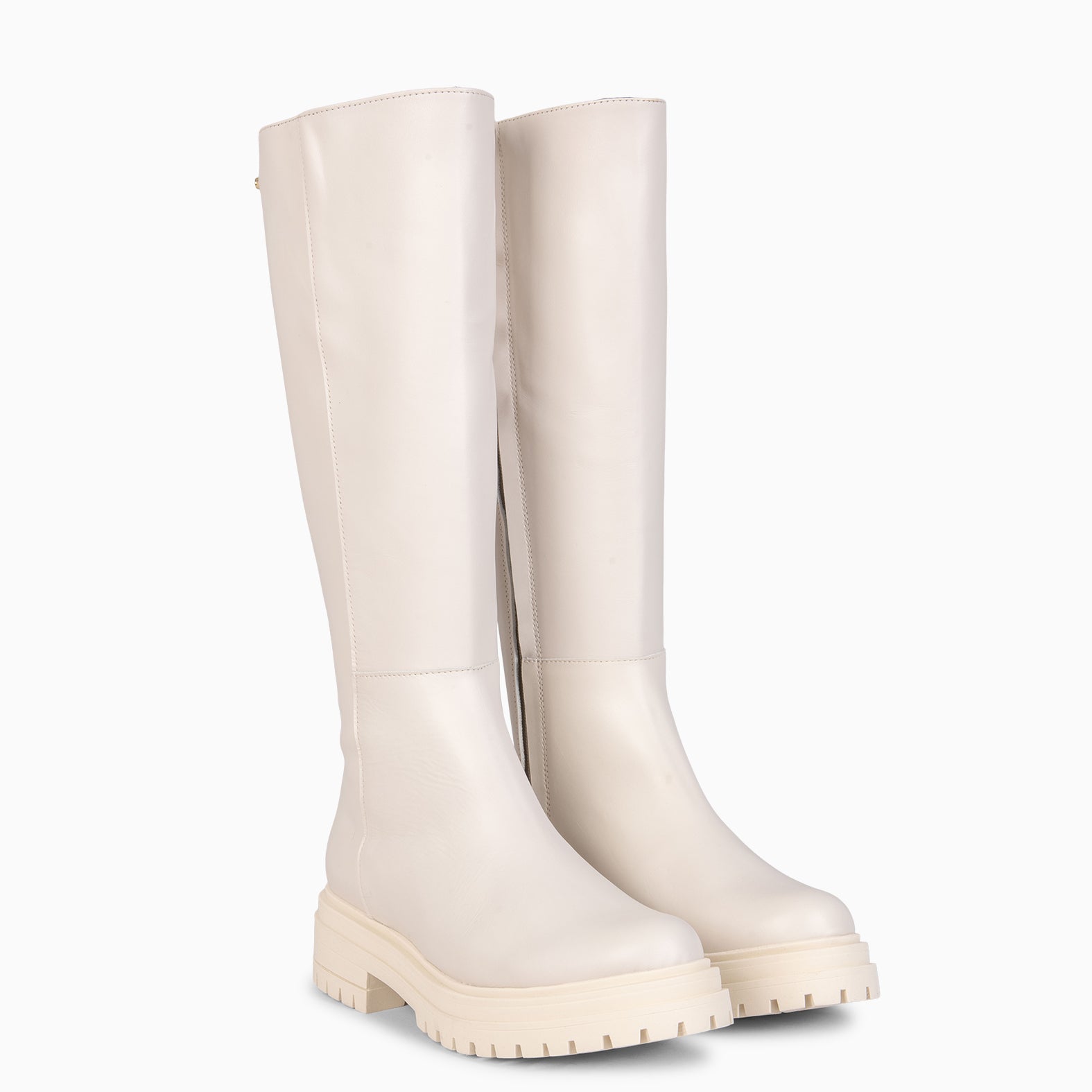 NOA - Botas altas con plataforma BEIGE
