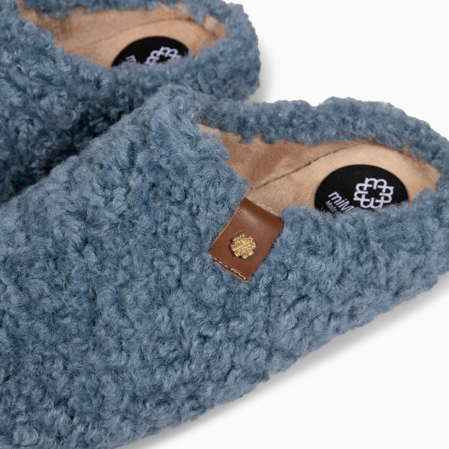 KOMFY DREAMS - Zapatillas de estar por casa ultra suaves JEANS