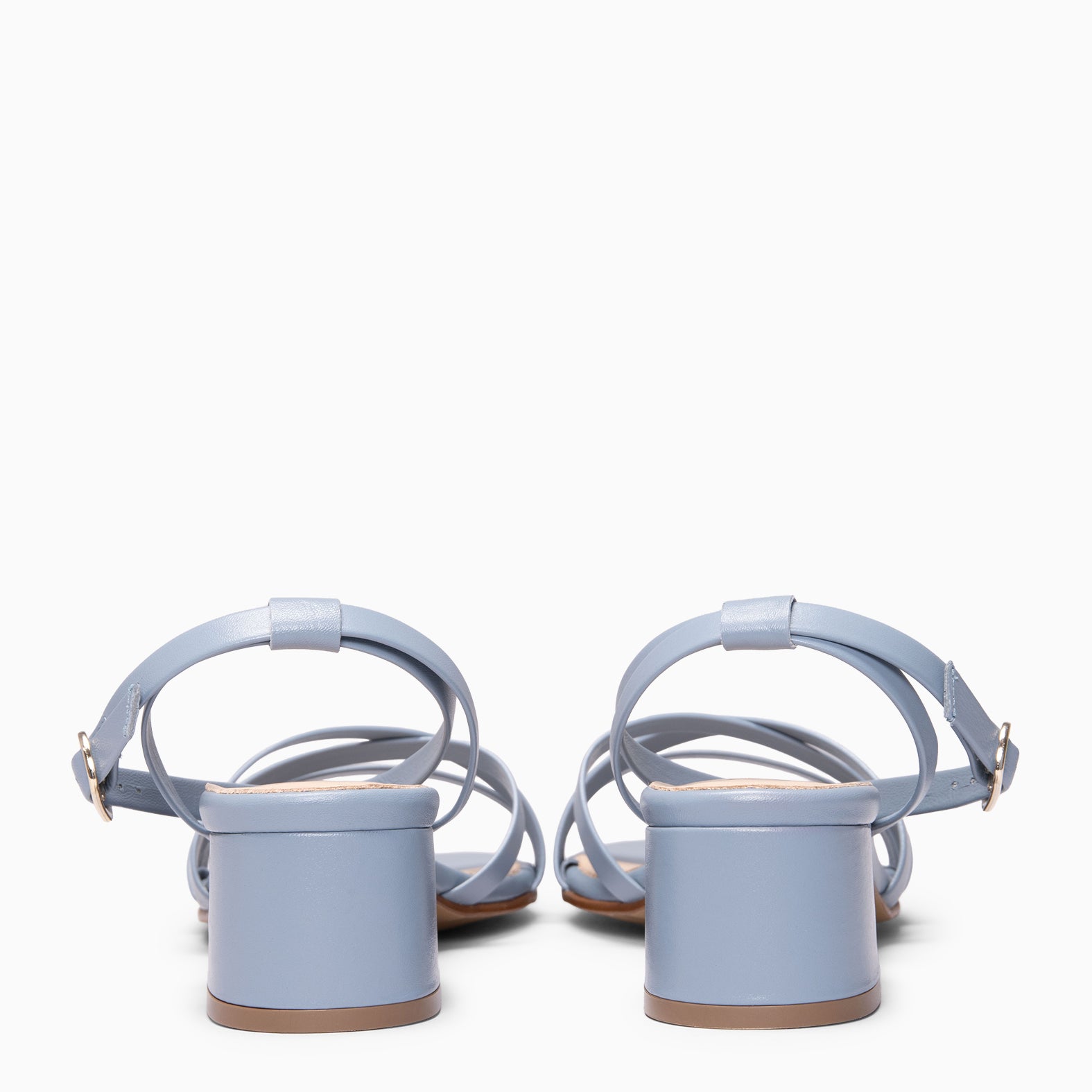 VIENA - JEANS Sandal low heel shoes