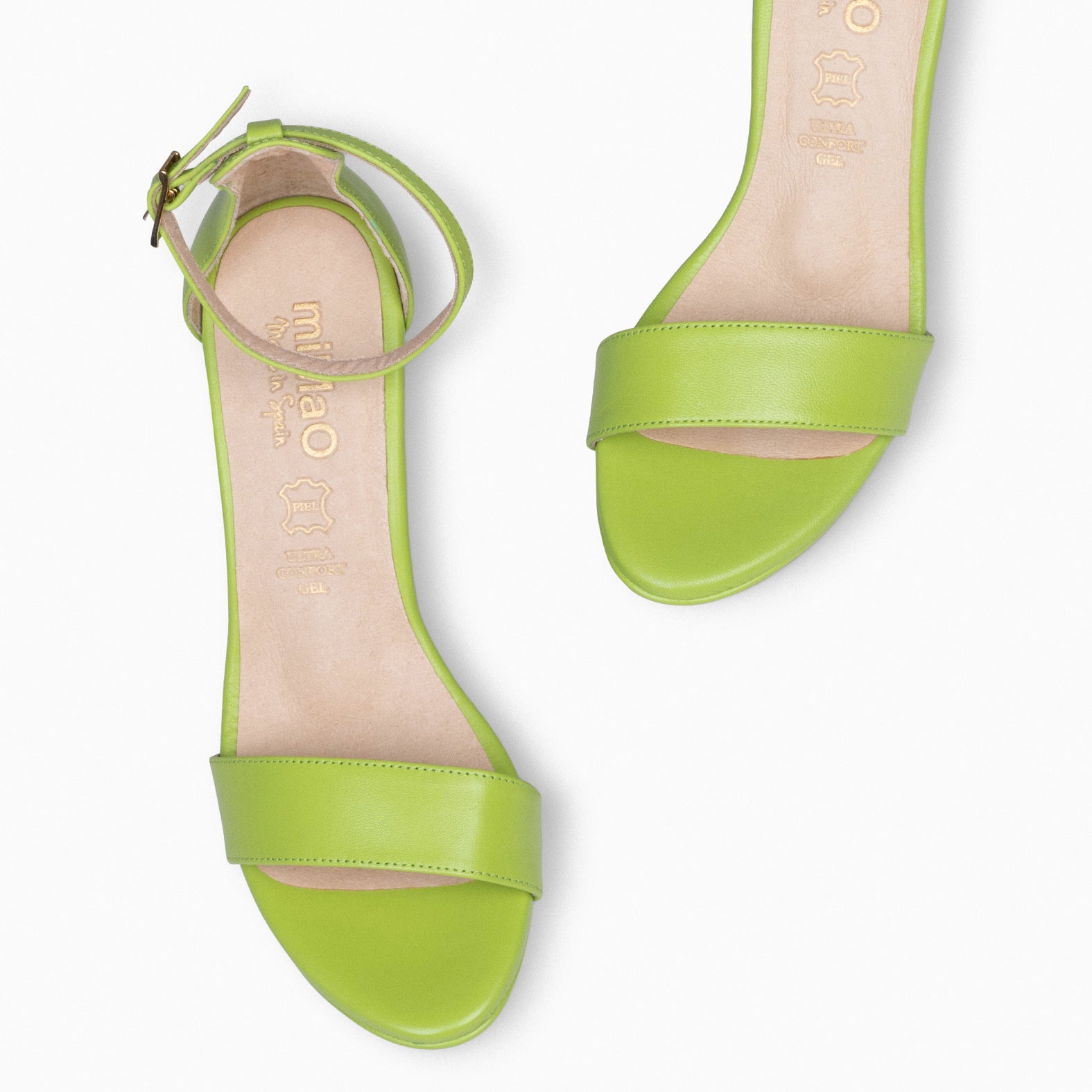 FIESTA - Sandales à talon haut et plateforme VERT