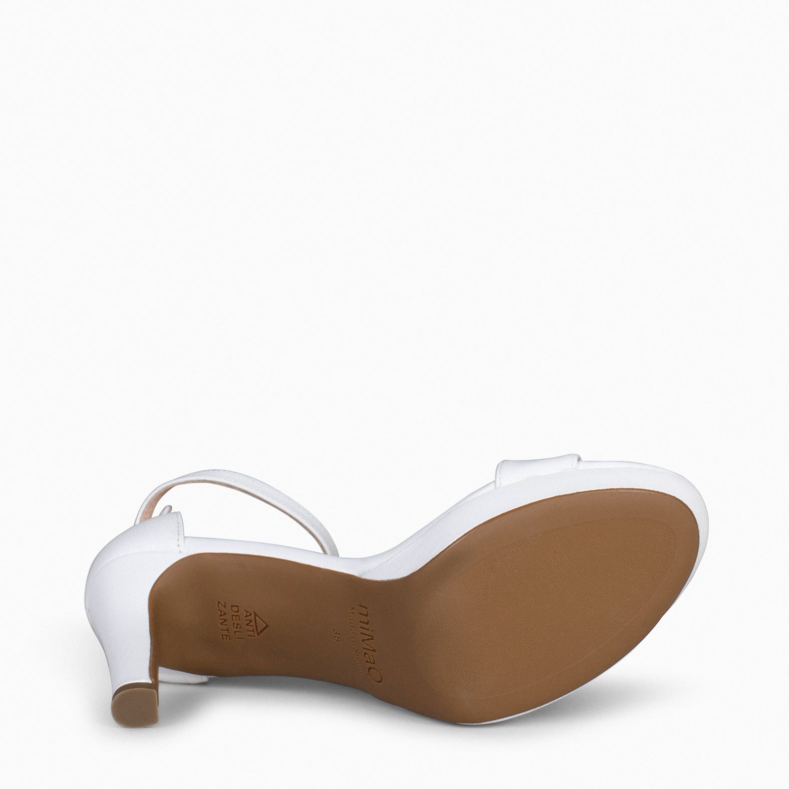 FIESTA – Sandales à talon haut et plateforme BLANC