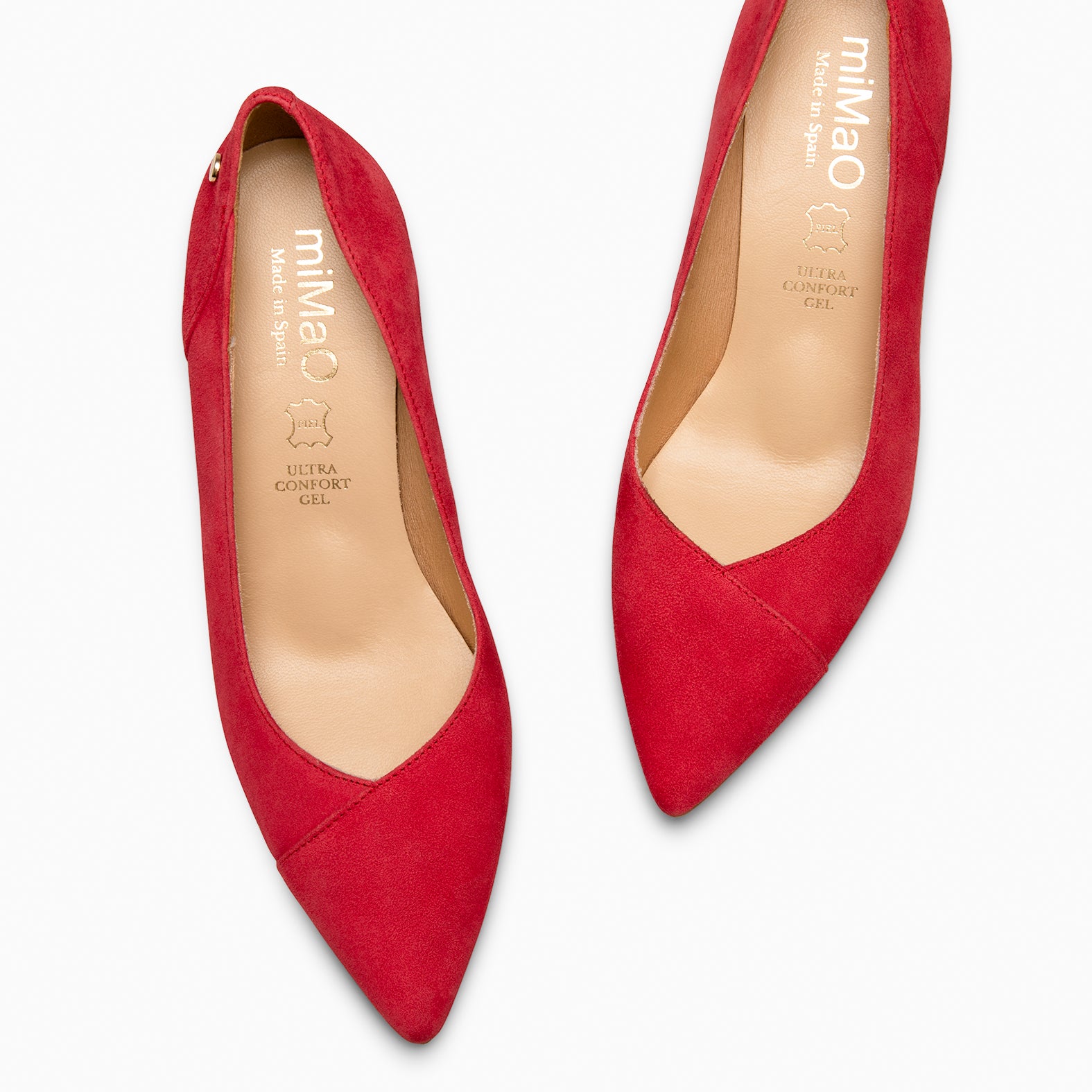 GLAM S - RED ELEGANT LOW-HEELED