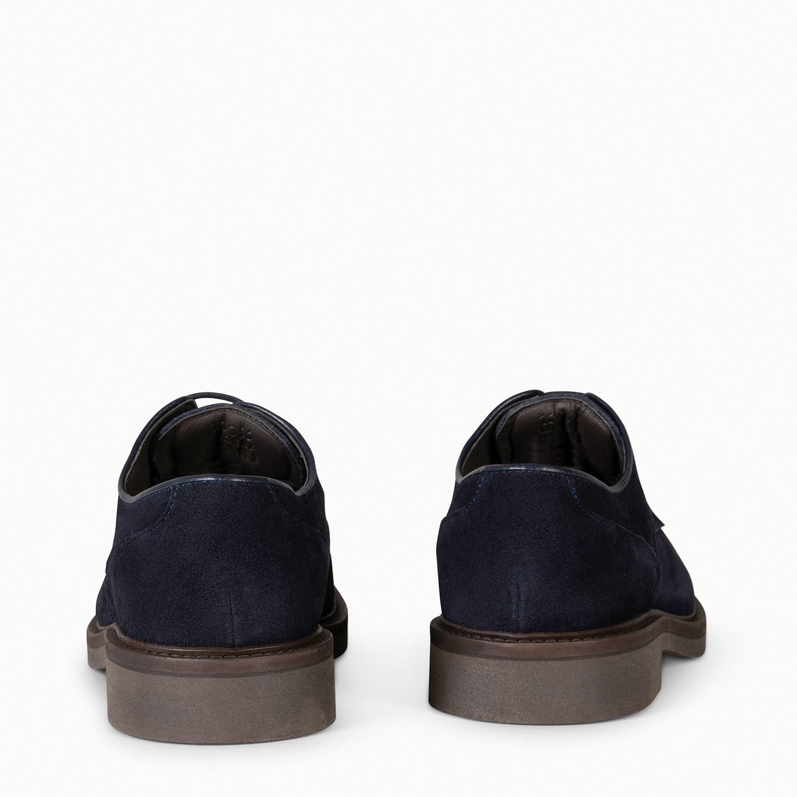 ALONSO – Chaussures à lacets en daim BLEU MARINE pour homme