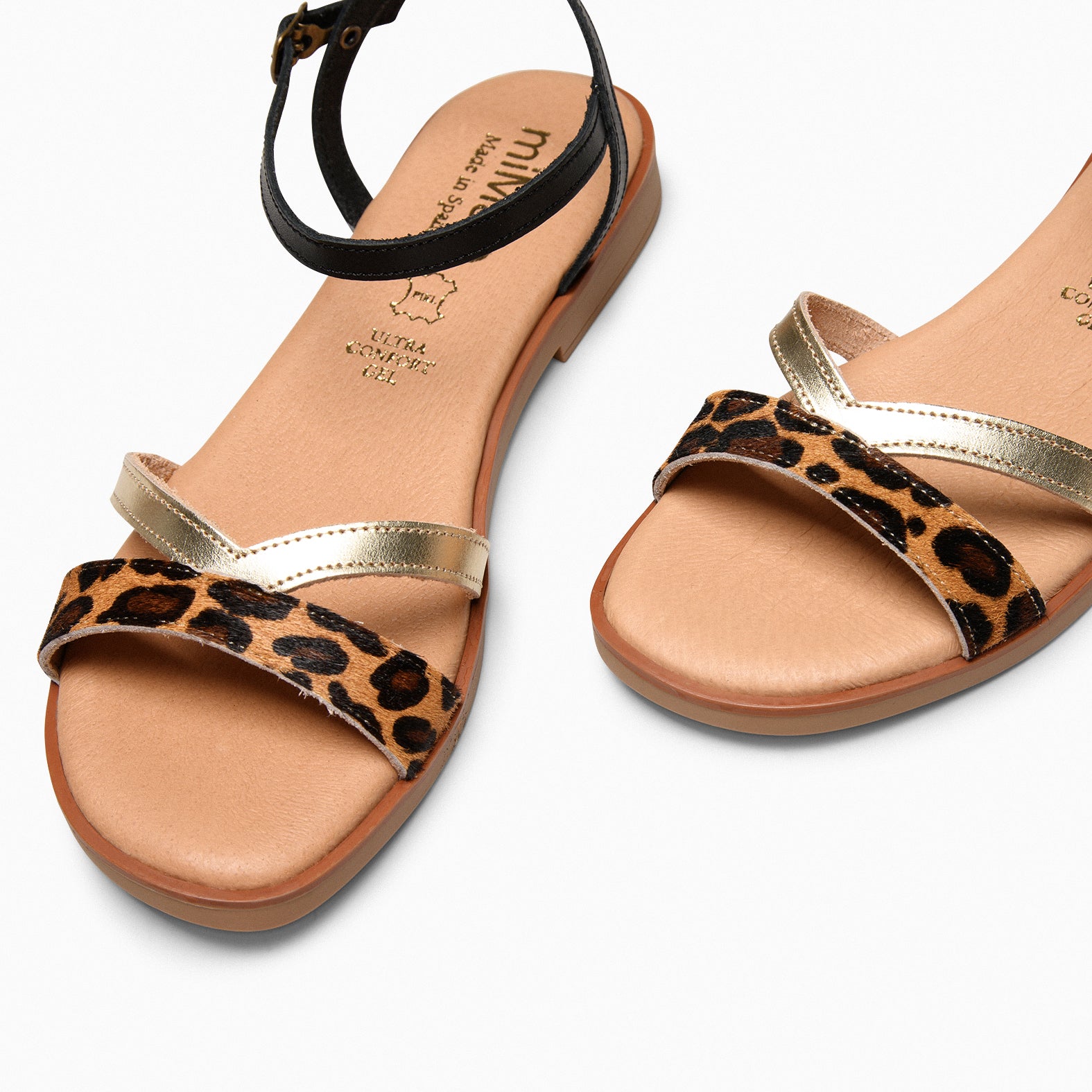 YAUNDE- ANIMAL PRINT Flat Sandals